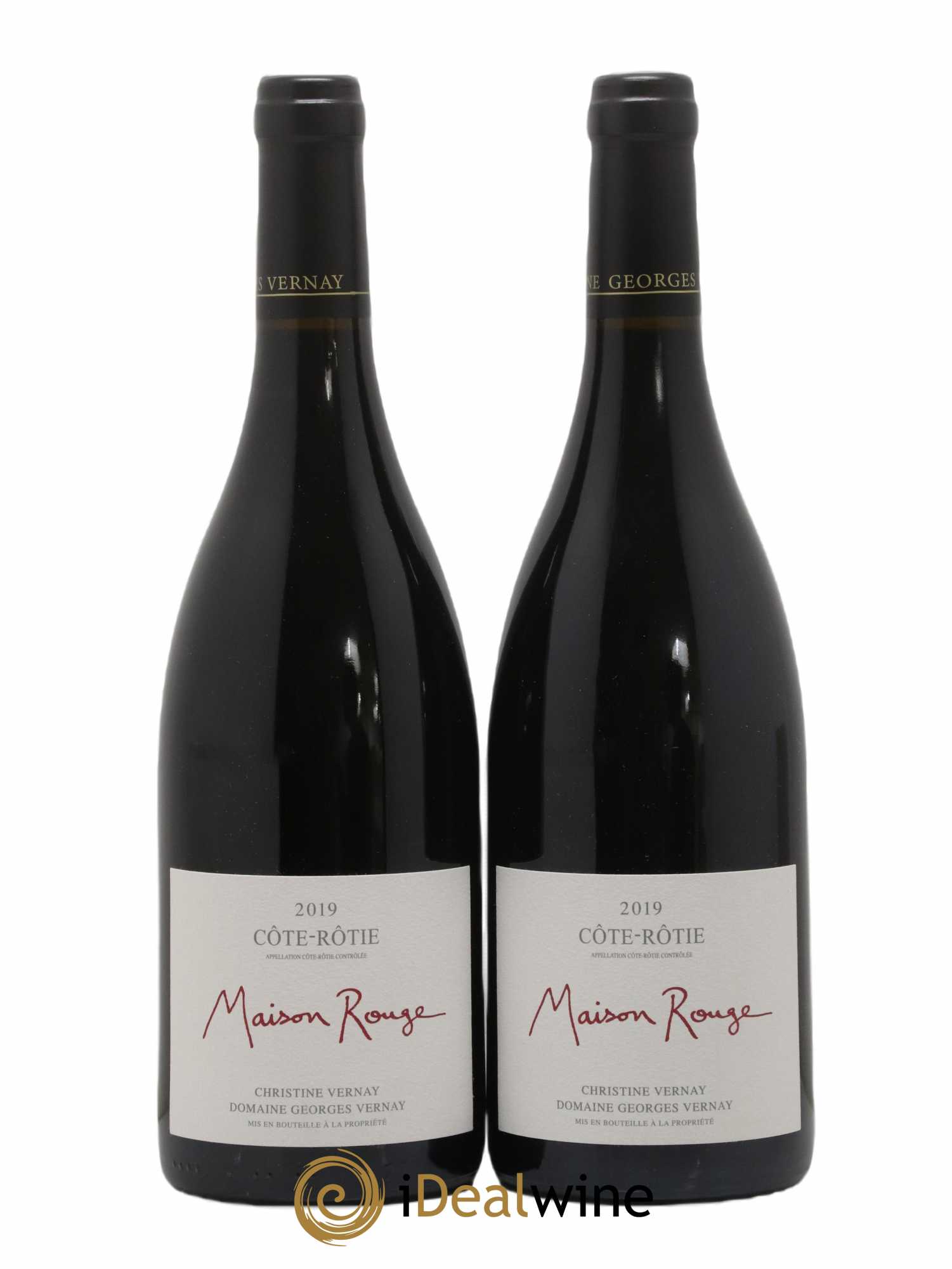 Côte-Rôtie Maison Rouge Georges Vernay (sans prix de réserve) 2019 - Lot de 2 bouteilles - 0