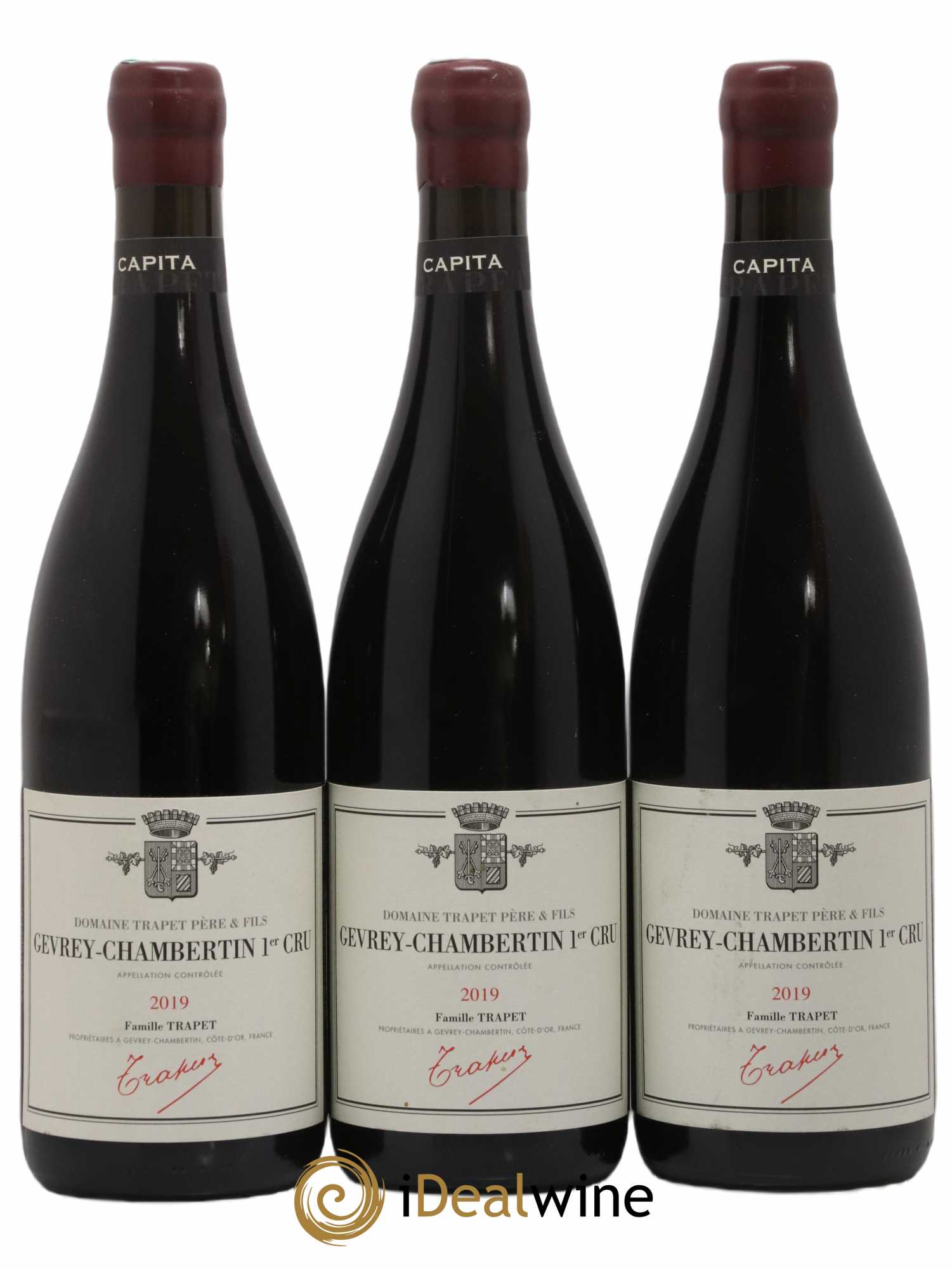 Gevrey-Chambertin 1er Cru Capita Domaine Trapet (sans prix de réserve) 2019 - Lot de 3 bouteilles - 0