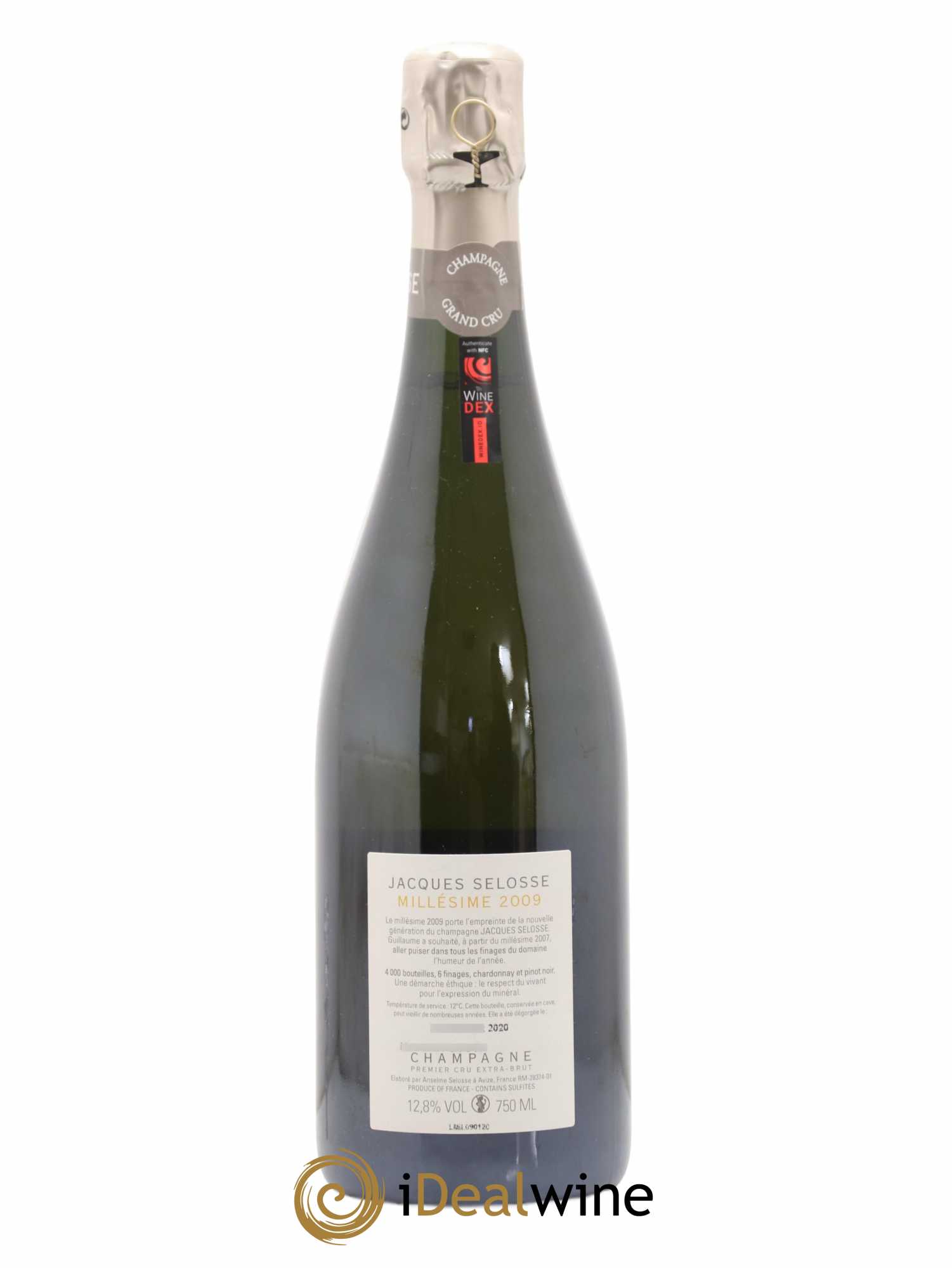 1er Cru Millésimé Extra-Brut Jacques Selosse 2009 - Lot de 1 bouteille - 1