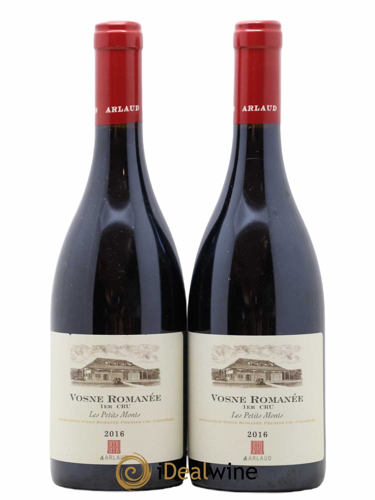 Vosne-Romanée 1er Cru Les Petits Monts A & Arlaud 2016 - Lot de 2 bouteilles - 0
