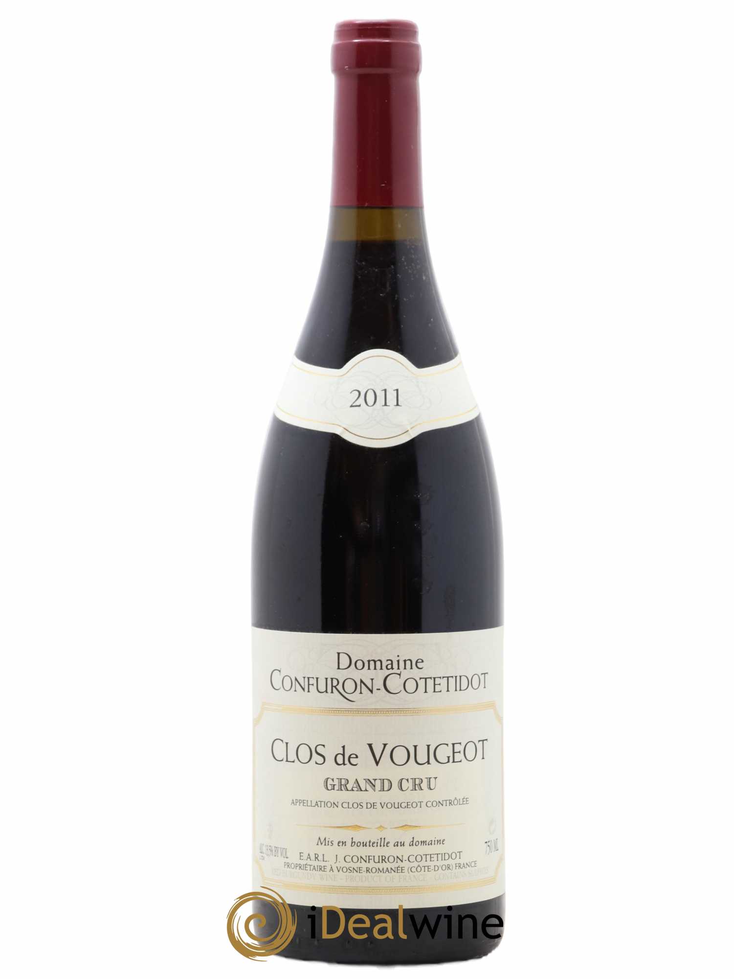 Clos de Vougeot Grand Cru Confuron-Cotetidot 2011 - Lot of 1 bottle - 0