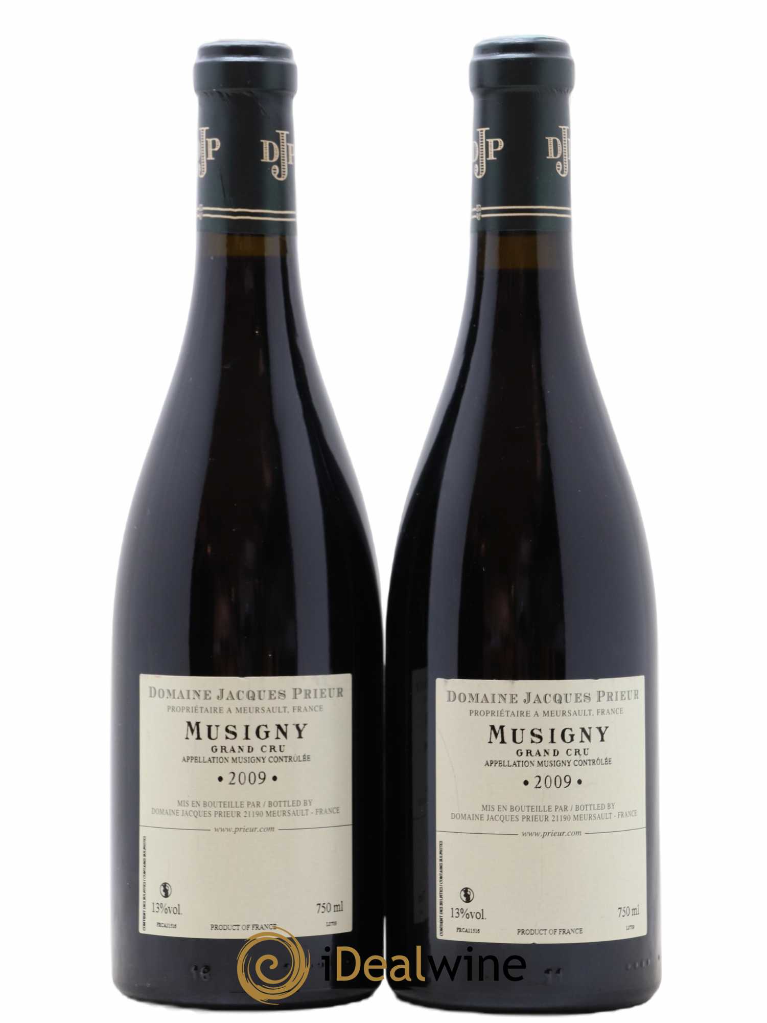 Musigny Grand Cru Jacques Prieur (Domaine) 2009 - Lot de 2 bouteilles - 1