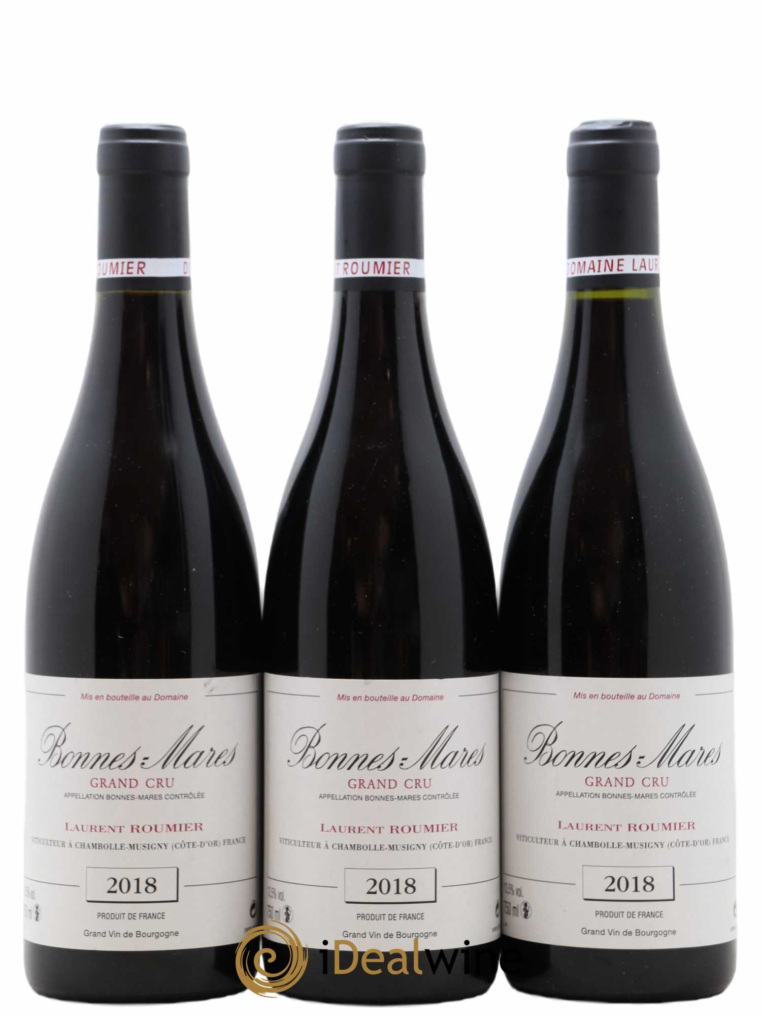 Bonnes-Mares Grand Cru Laurent Roumier 2018 - Lot de 3 bouteilles - 0