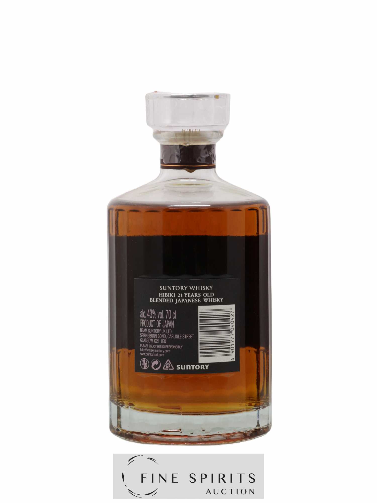 Hibiki 21 years Of. Suntory - Lot de 1 bouteille - 2