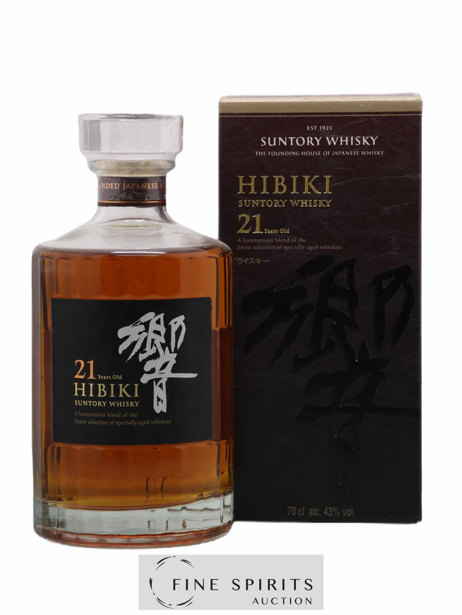 Hibiki 21 years Of. Suntory - Lot de 1 bouteille - 0
