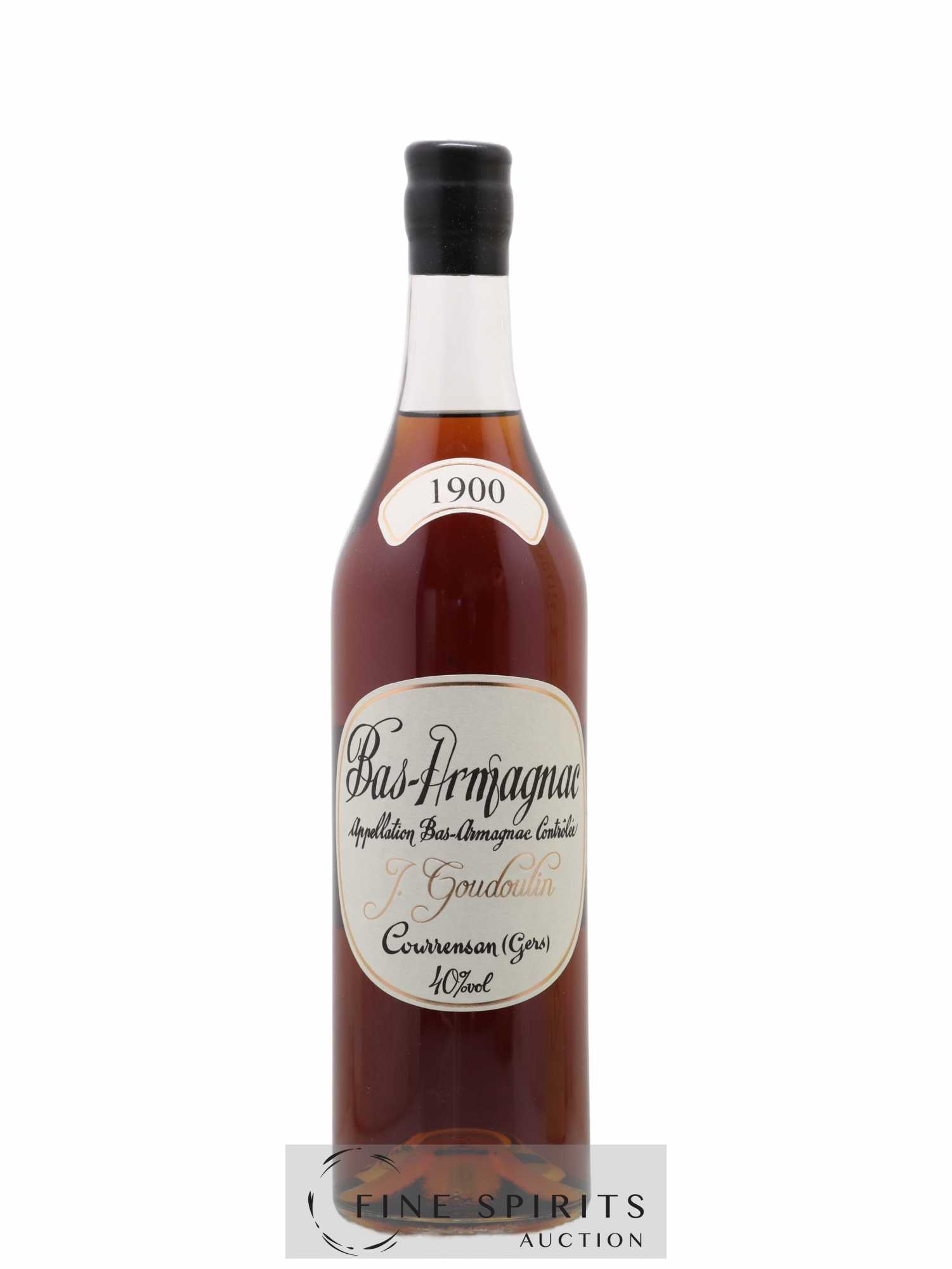 J. Goudoulin 1900 Of. bottled 2012 - Lot de 1 bouteille - 1