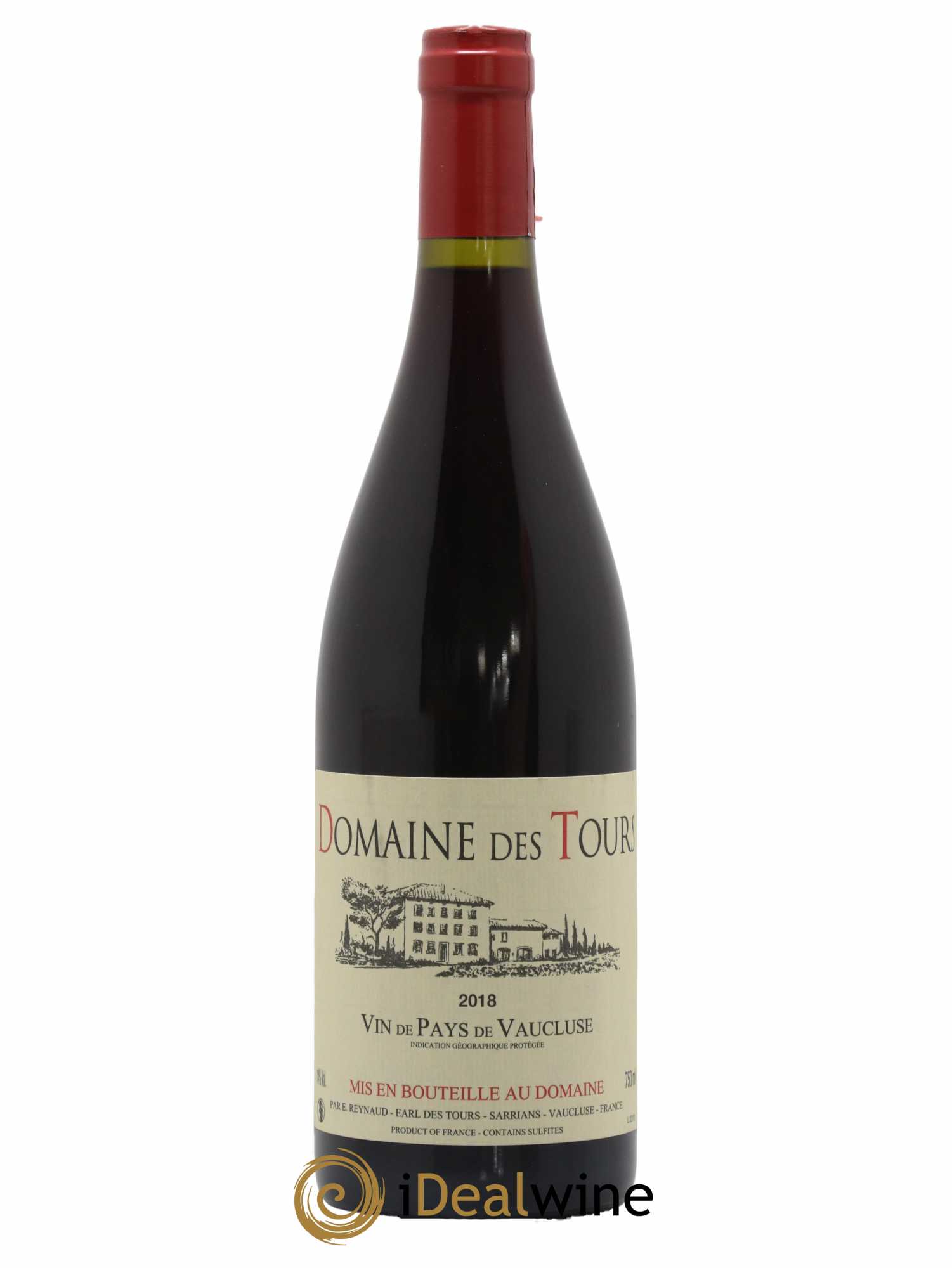 Vaucluse (Vin de Pays de Vaucluse) Domaine des Tours Emmanuel Reynaud 2018 - Lot de 1 bouteille - 0