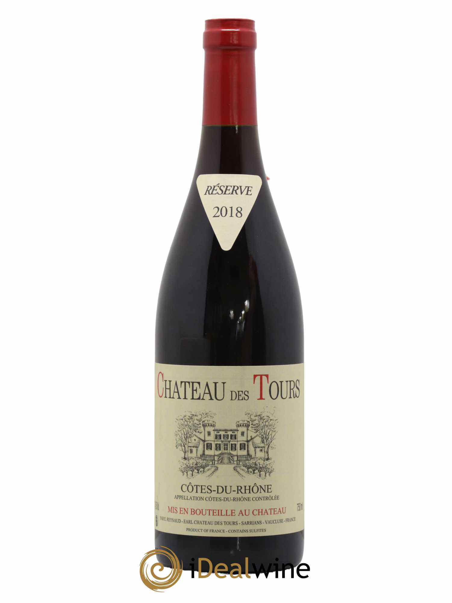 Côtes-du-Rhône Château des Tours Emmanuel Reynaud 2018 - Lot de 1 bouteille - 0