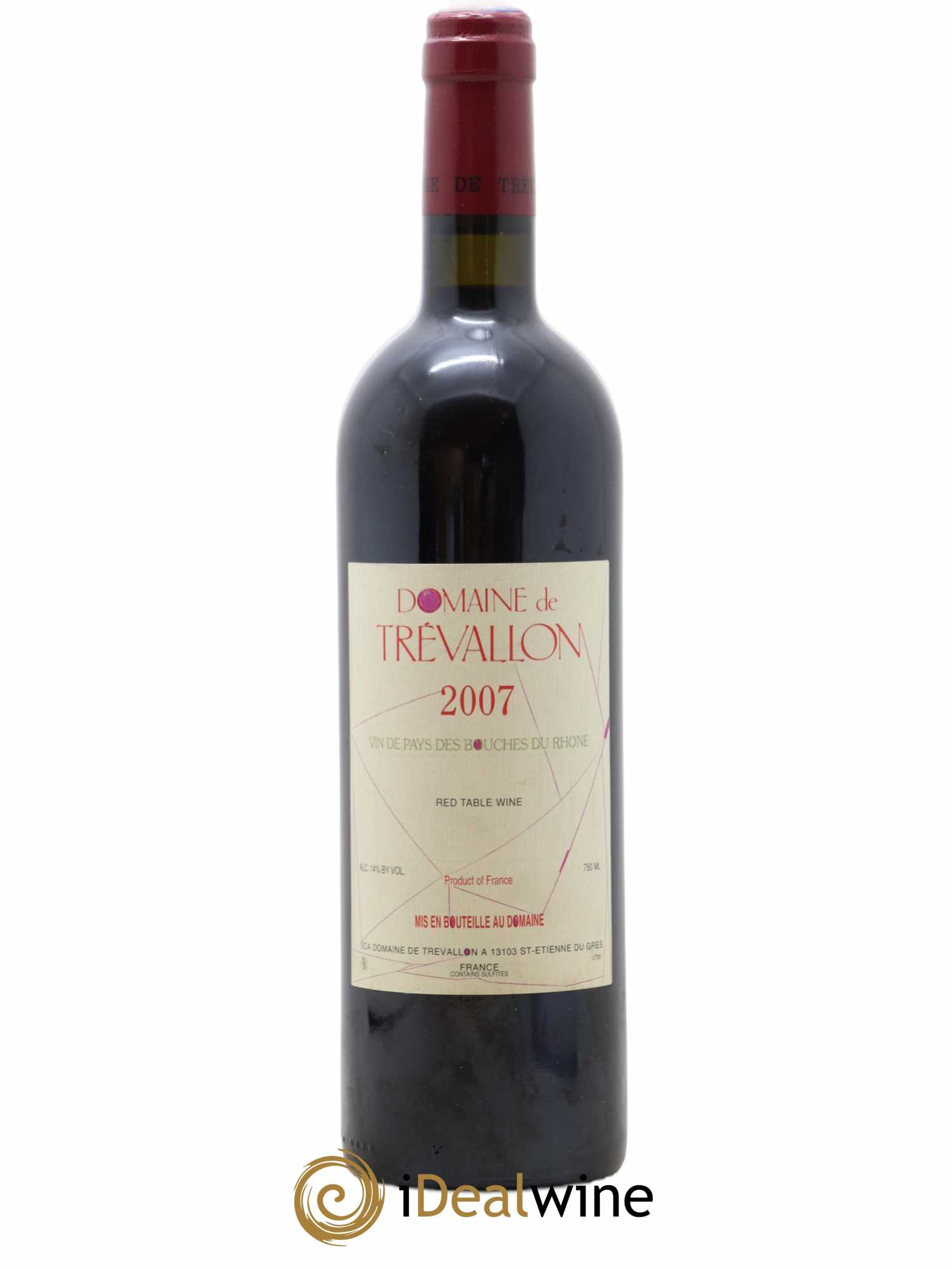 VDP Bouches du Rhône Trévallon (Domaine de) Eloi Dürrbach 2007 - Lot de 1 bouteille - 0
