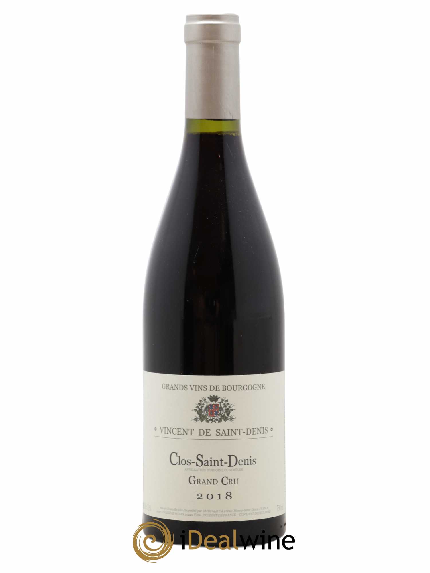 Clos Saint-Denis Grand Cru Vincent de Saint Denis 2018 - Lot of 1 bottle - 0