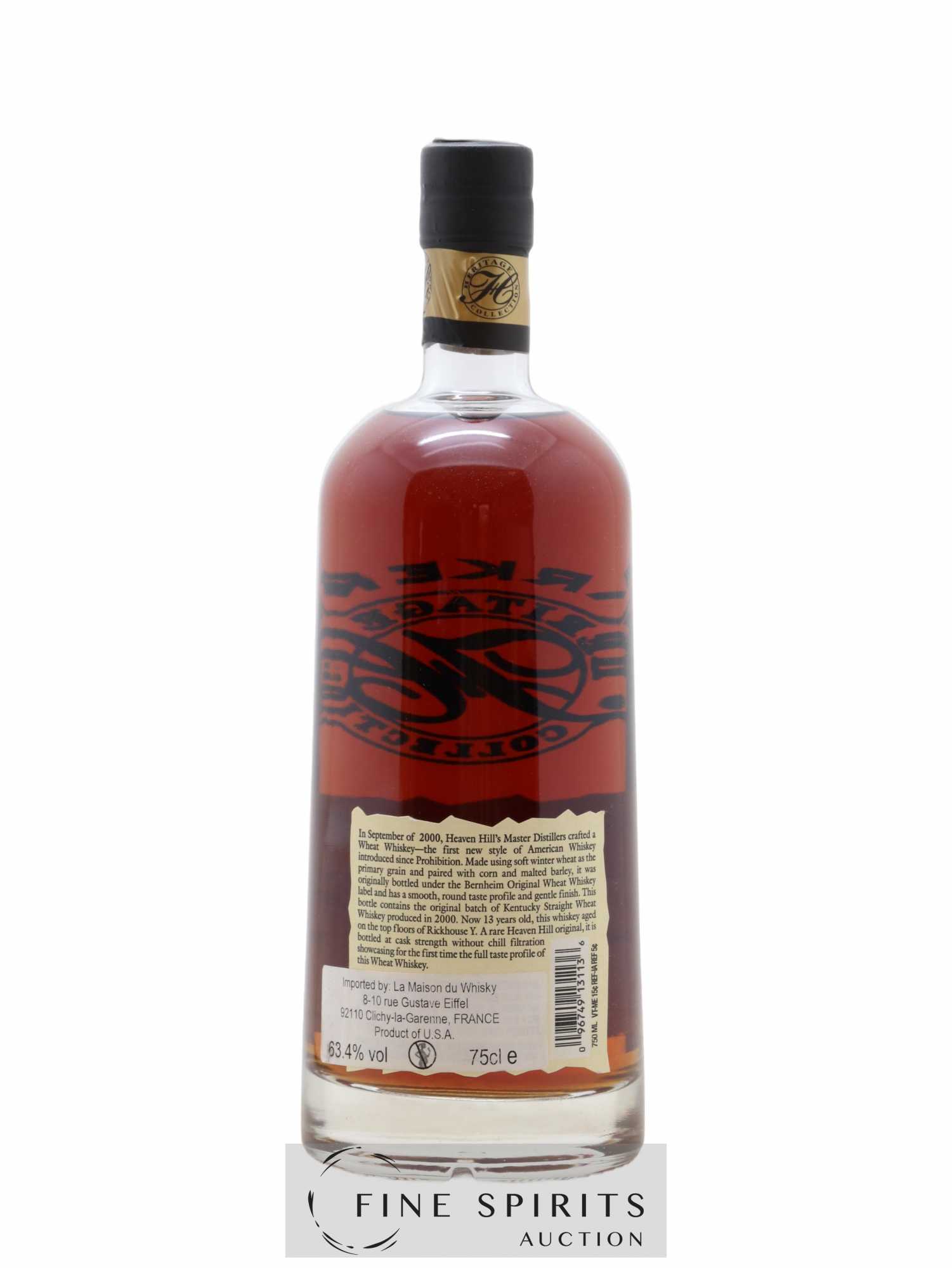 Parker's 13 years 2000 Of. Heritage Collection Cask Strengh Original Batch - Lot de 1 bouteille - 1