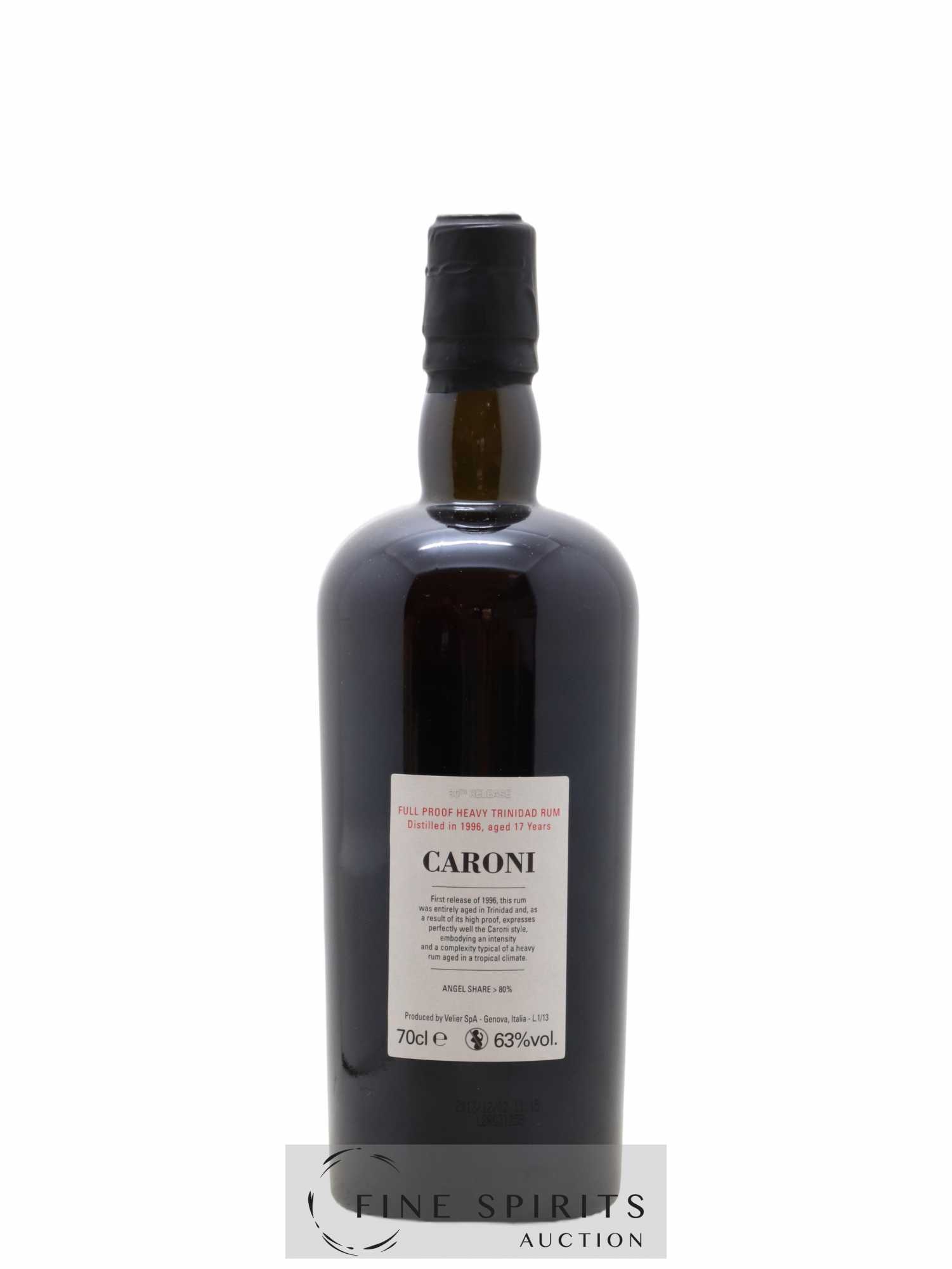 Caroni 17 years 1996 Velier The Faces 30th Release - One of 1460 - bottled 2013 - Lot de 1 bouteille - 2