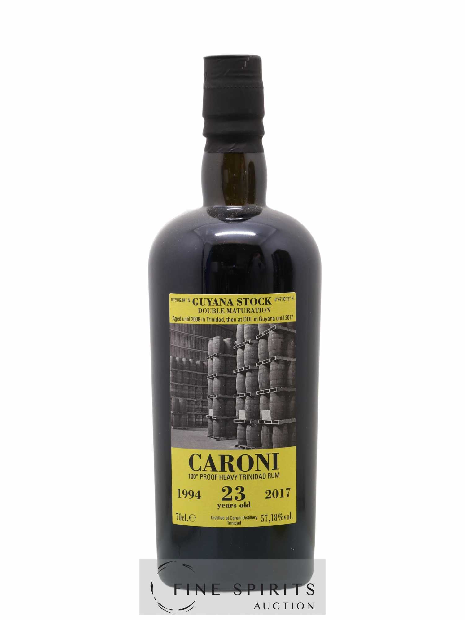 Caroni 23 years 1994 Velier 36th Release Double Maturation - bottled 2017 Guyana Stock - Lot de 1 bouteille - 1