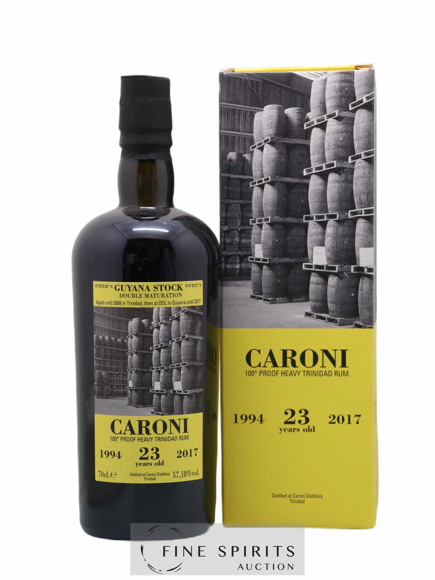 Caroni 23 years 1994 Velier 36th Release Double Maturation - bottled 2017 Guyana Stock - Lot de 1 bouteille - 0