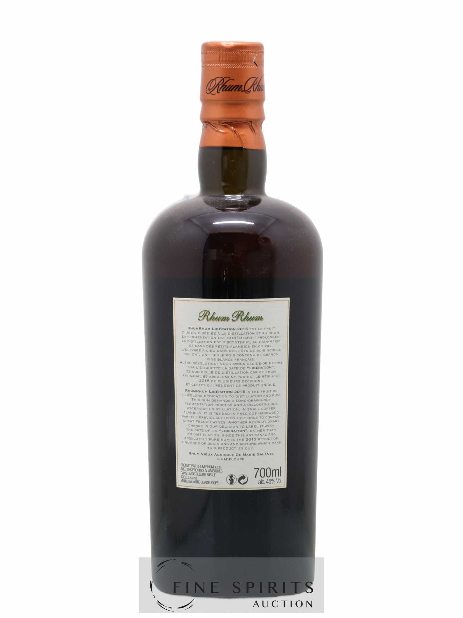 Rhum Rhum Of. Libération 2015 - Lotto di 1 bottiglia - 1
