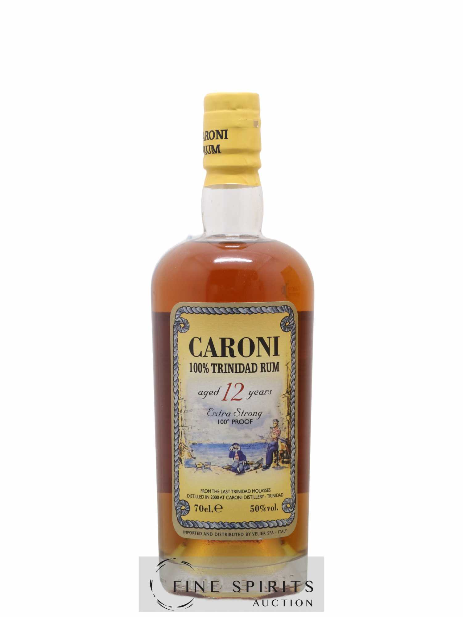 Caroni 12 years 2000 Velier 100° Proof bottled 2012 Extra Strong - Lot de 1 bouteille - 1