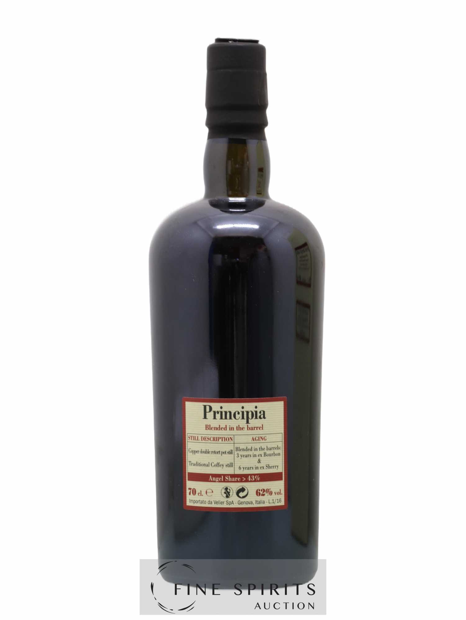 Foursquare 9 years 2008 Velier Principia Barrel Proof - One of 5400 - bottled 2017 Double Maturation - Lot de 1 bouteille - 2