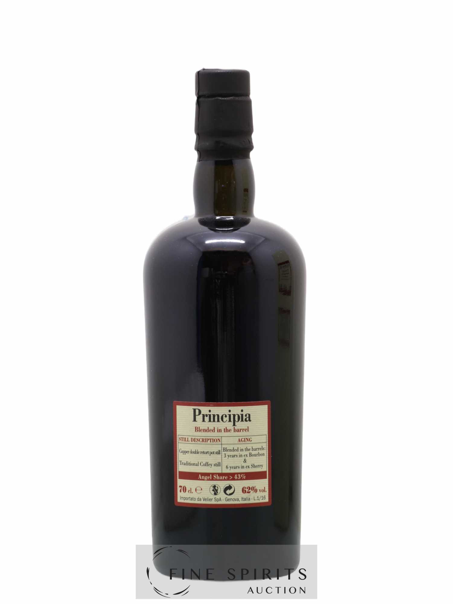 Foursquare 9 years 2008 Velier Principia Barrel Proof - One of 5400 - bottled 2017 Double Maturation - Lot de 1 bouteille - 2