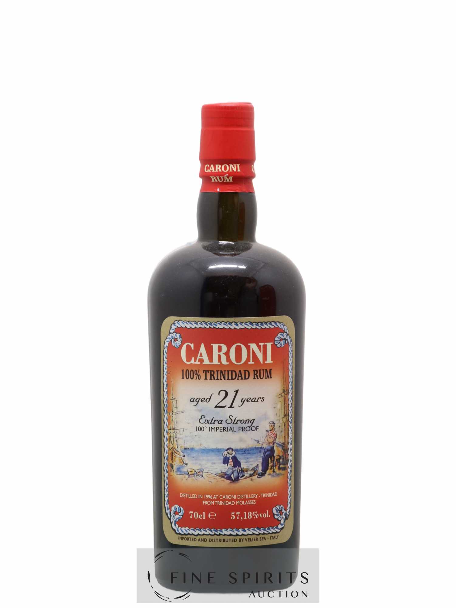 Caroni 21 years 1996 Of. 100° Imperial Proof bottled 2017 Velier Extra Strong - Lot de 1 bouteille - 1
