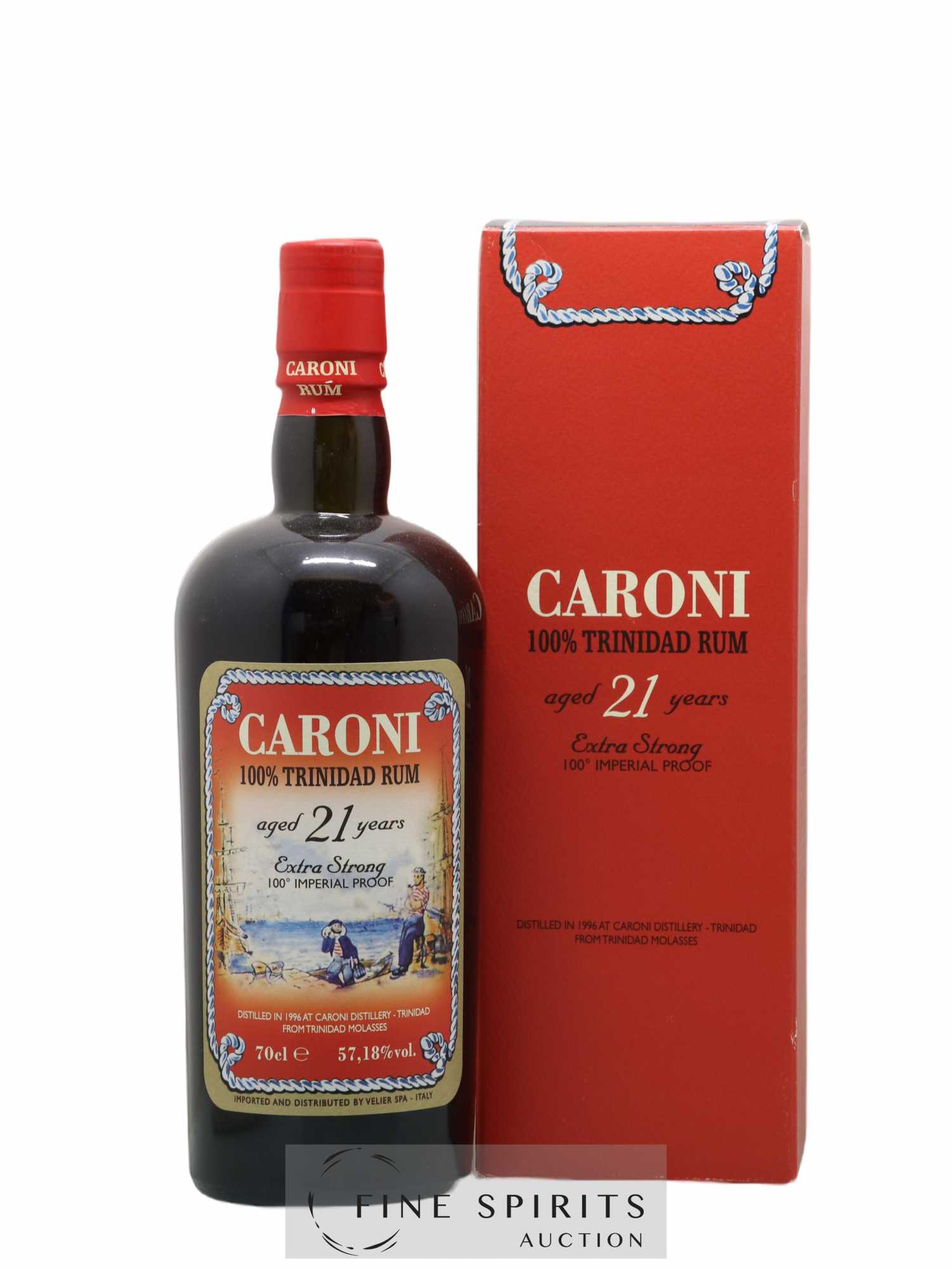Caroni 21 years 1996 Of. 100° Imperial Proof bottled 2017 Velier Extra Strong - Lot de 1 bouteille - 0