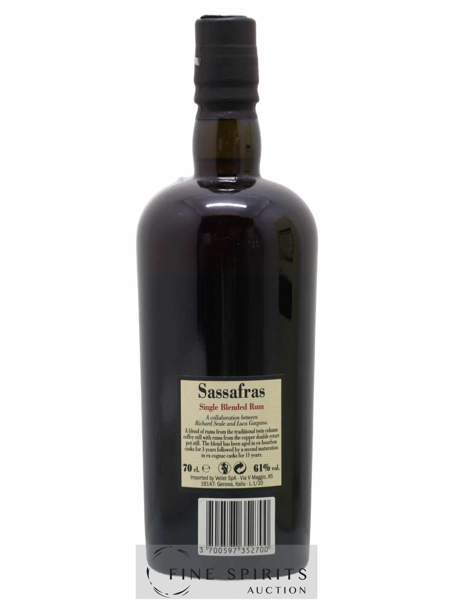 Foursquare Of. Sassafras Barrel Proof - One of 6000 - bottled 2020 Double Maturation - Lot de 1 bouteille - 2