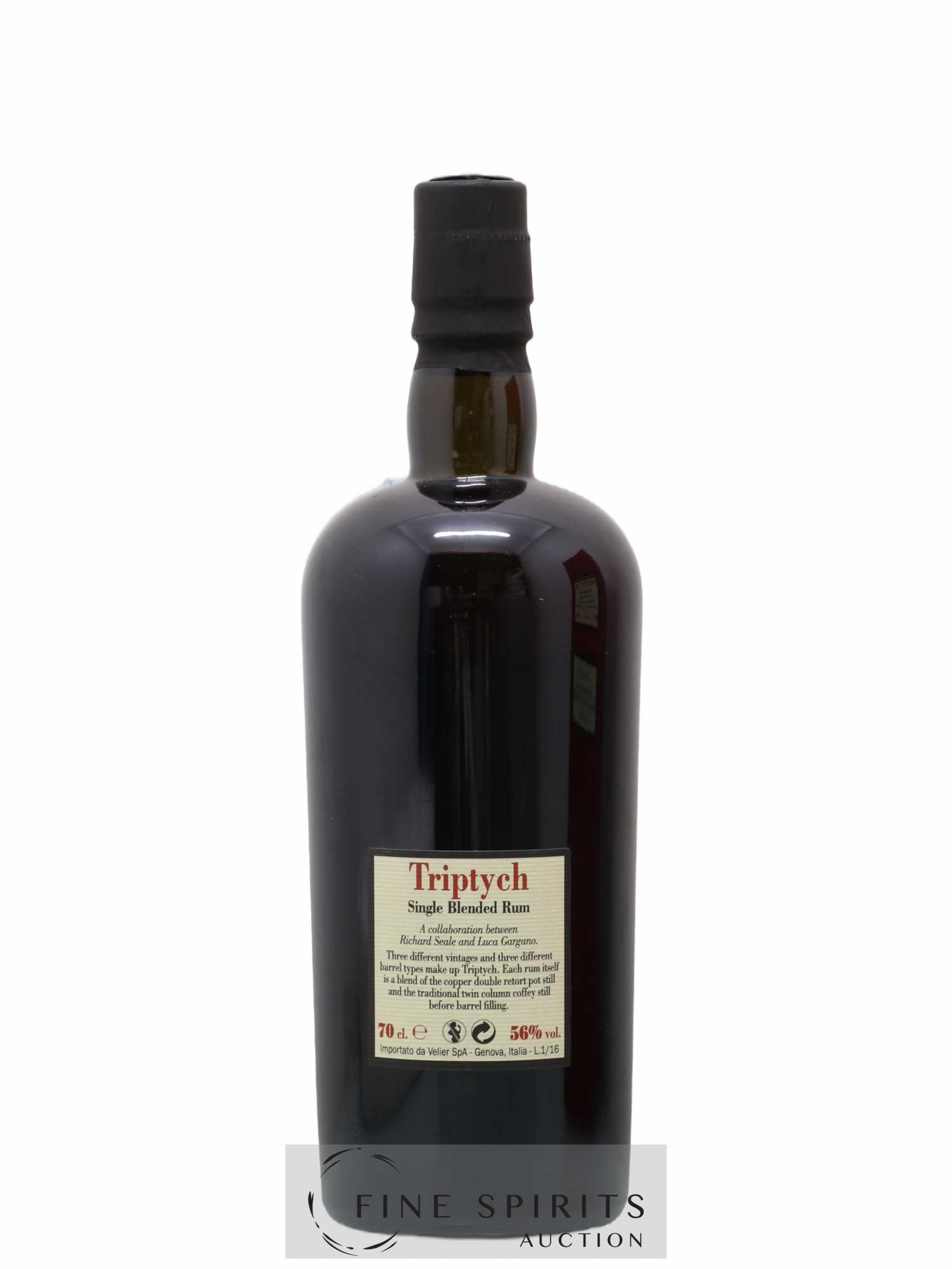 Foursquare Velier Triptych One of 5400 - bottled 2016 - Lot de 1 bouteille - 2