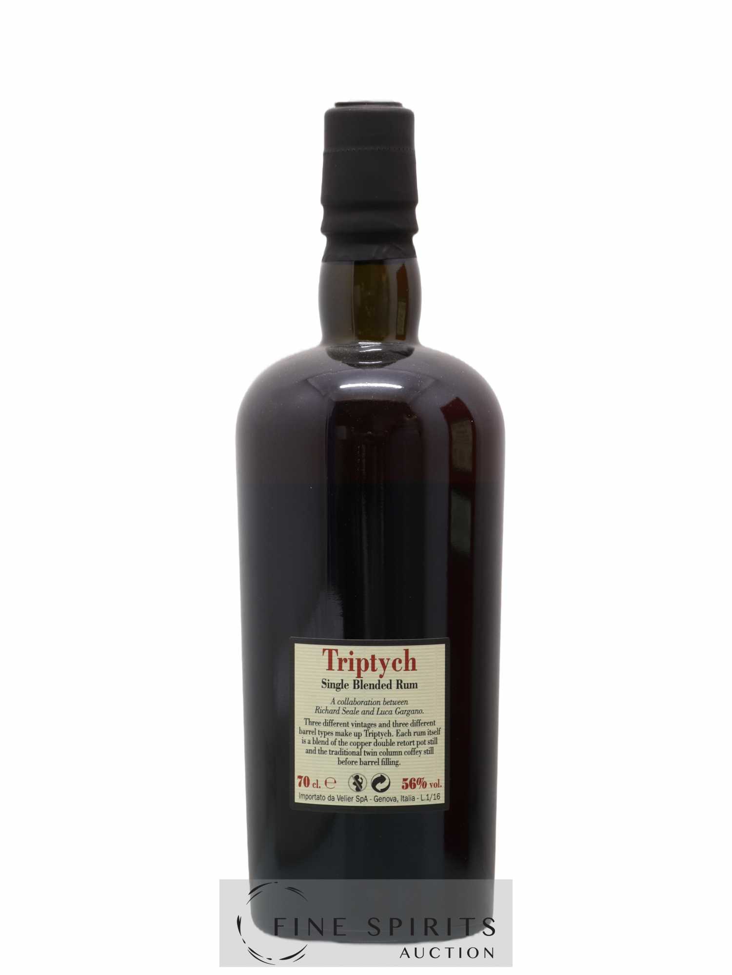 Foursquare Velier Triptych One of 5400 - bottled 2016 - Lot de 1 bouteille - 2
