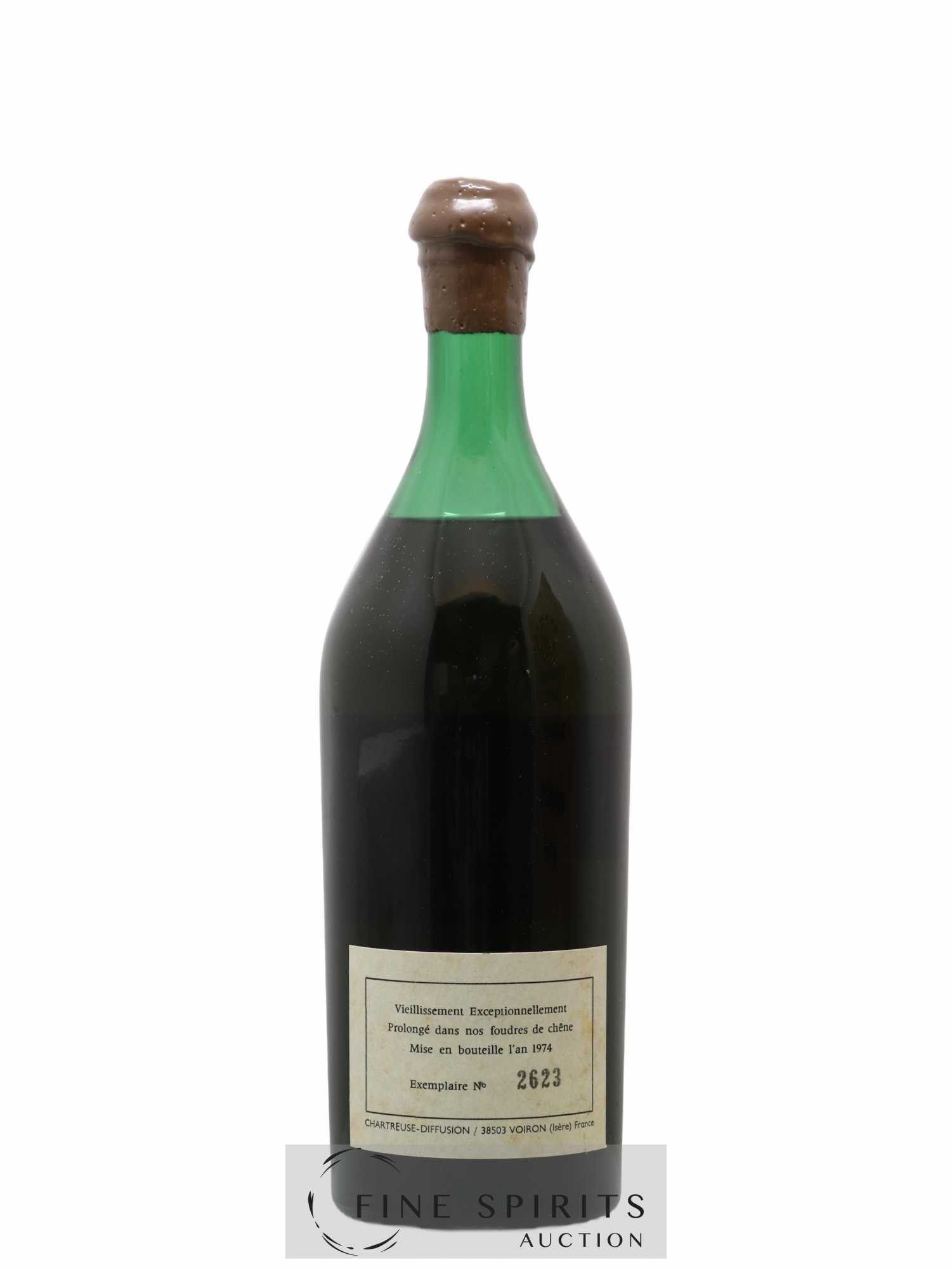 Chartreuse Of. Verte V.E.P. Mise 1974 - Lot de 1 bouteille - 2