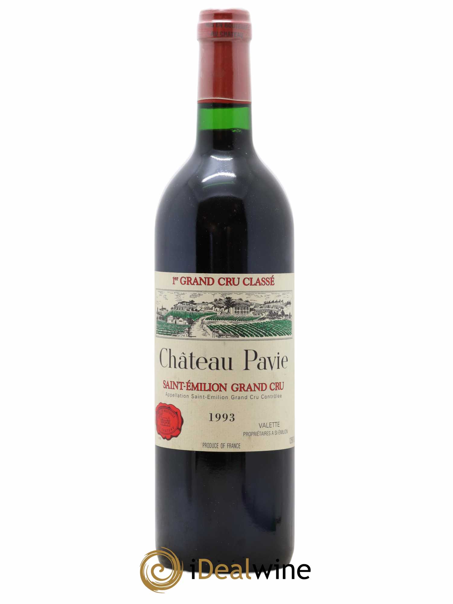 Château Pavie 1er Grand Cru Classé A 1993 - Lot de 1 bouteille - 0