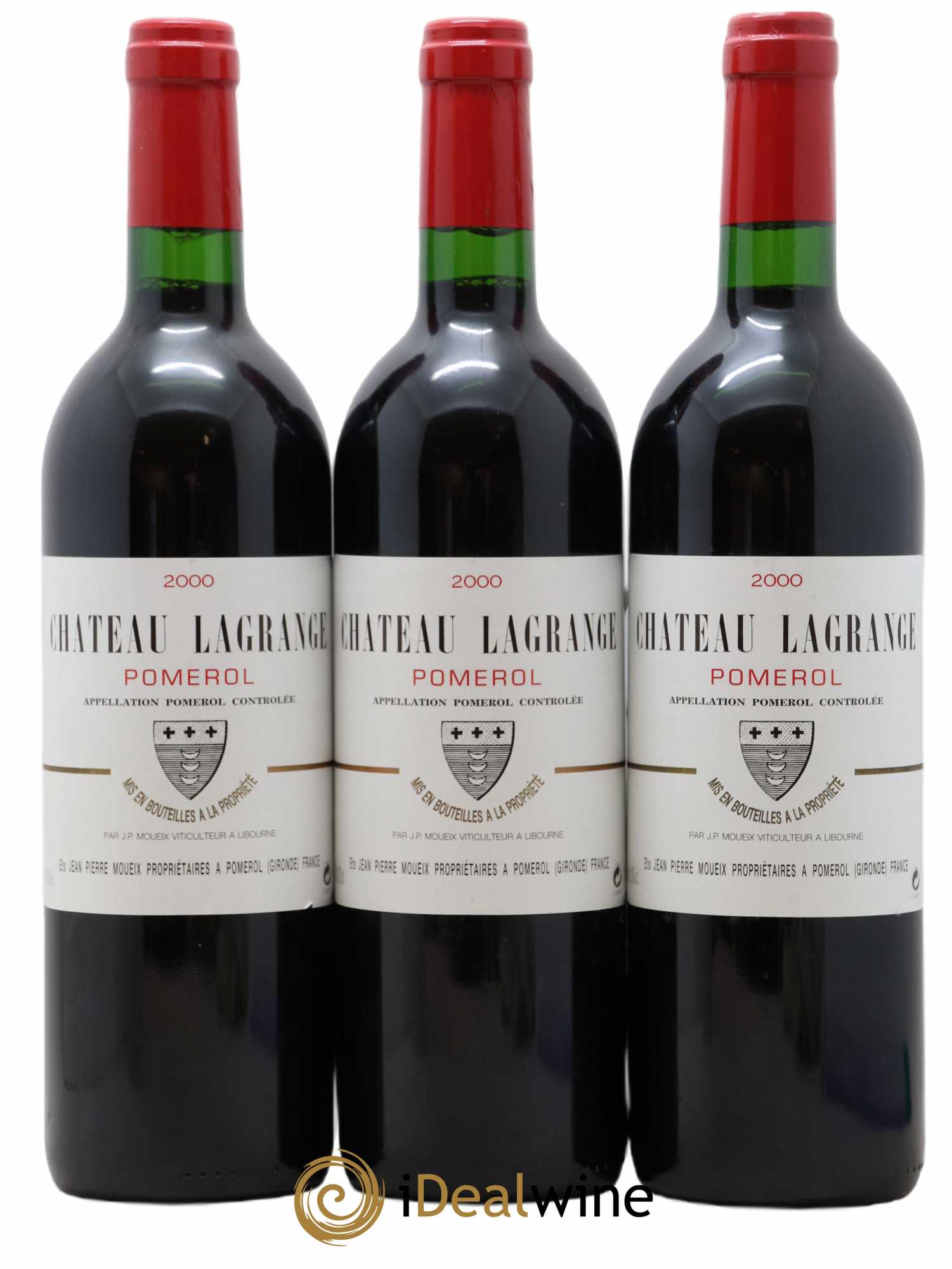 Château Lagrange à Pomerol 2000 - Lot de 3 bouteilles - 0