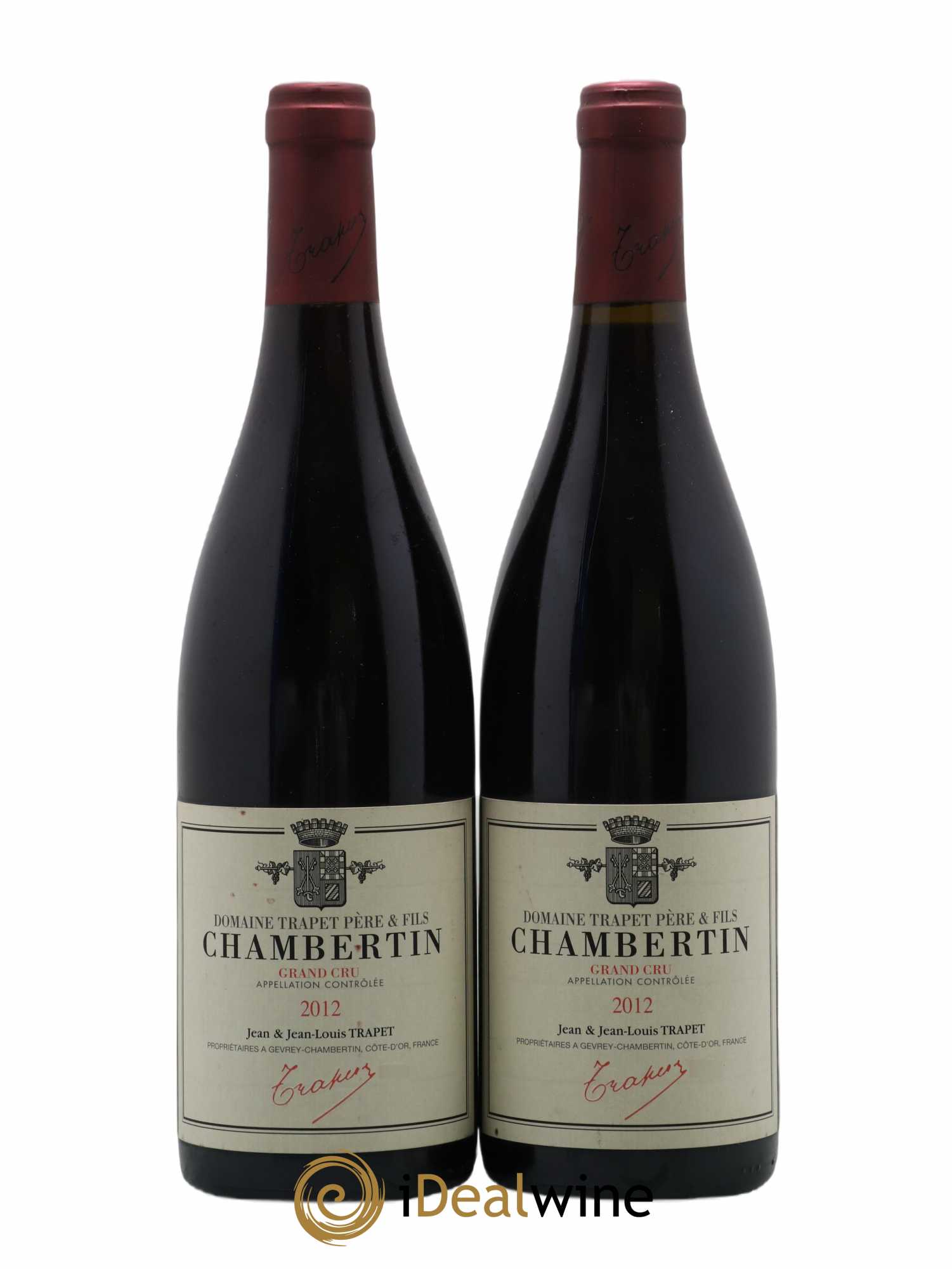 Chambertin Grand Cru Domaine Trapet 2012 - Lot de 2 bouteilles - 0
