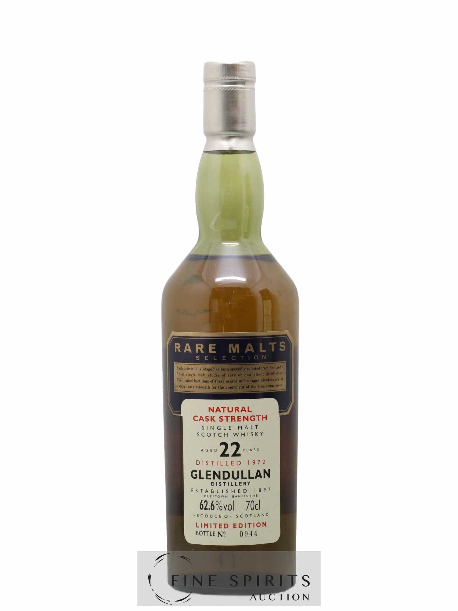 Glendullan 22 years 1972 Of. Rare Malts Selection Natural Cask Strengh Limited Edition - Posten von 1 Flasche - 1