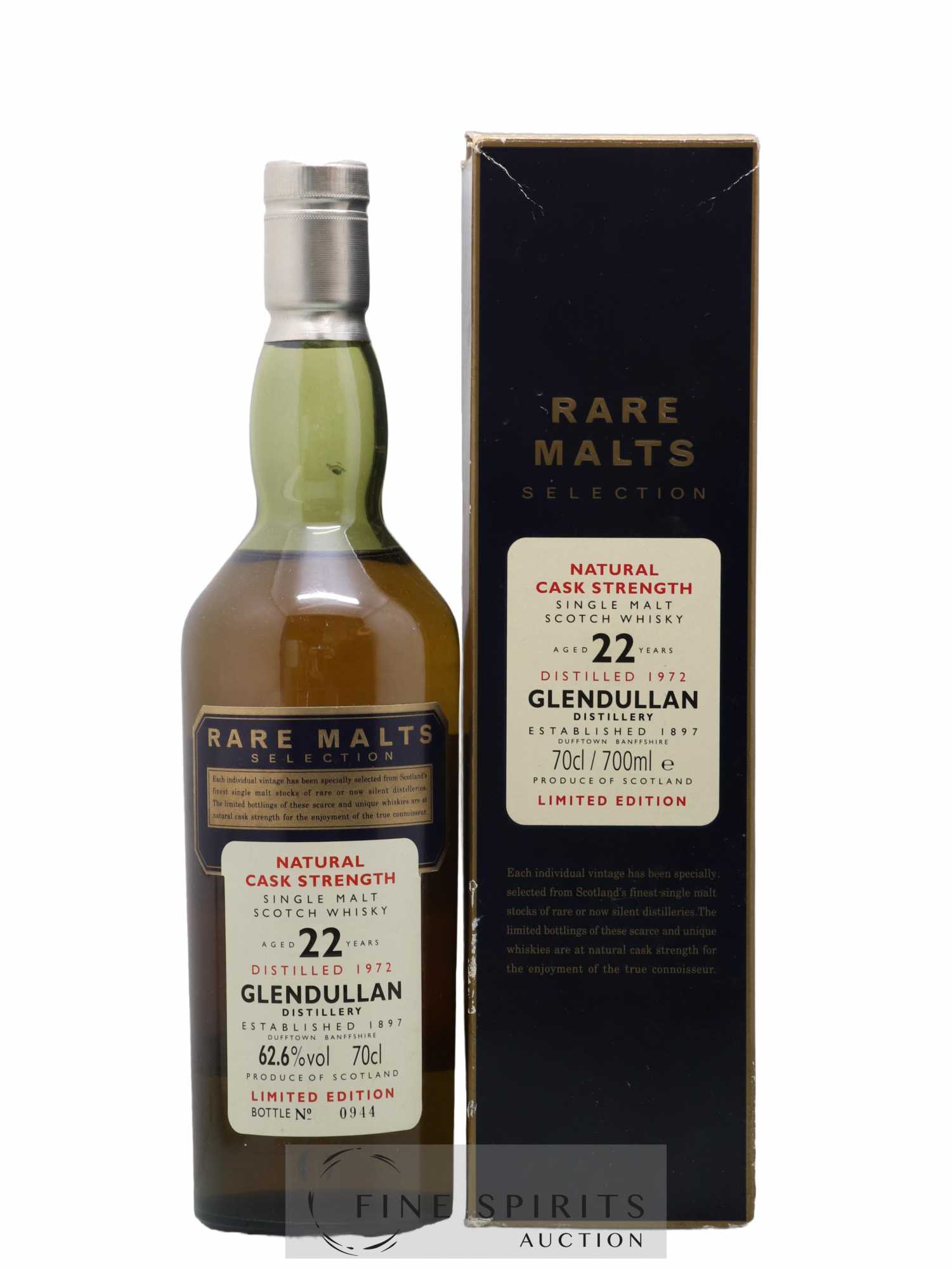 Glendullan 22 years 1972 Of. Rare Malts Selection Natural Cask Strengh Limited Edition - Posten von 1 Flasche - 0