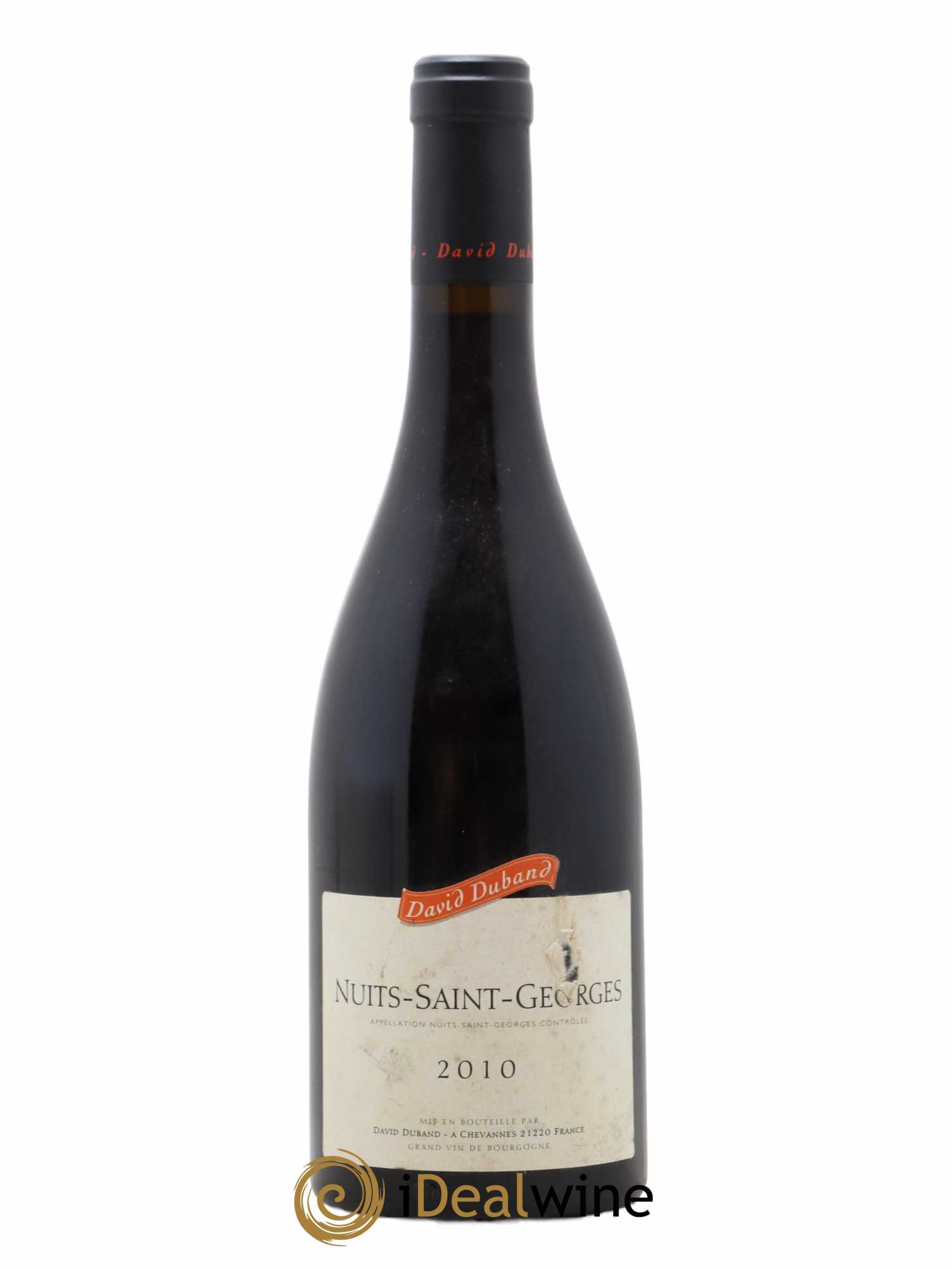 Nuits-Saint-Georges David Duband (Domaine) 2010 - Lot de 1 bouteille - 0