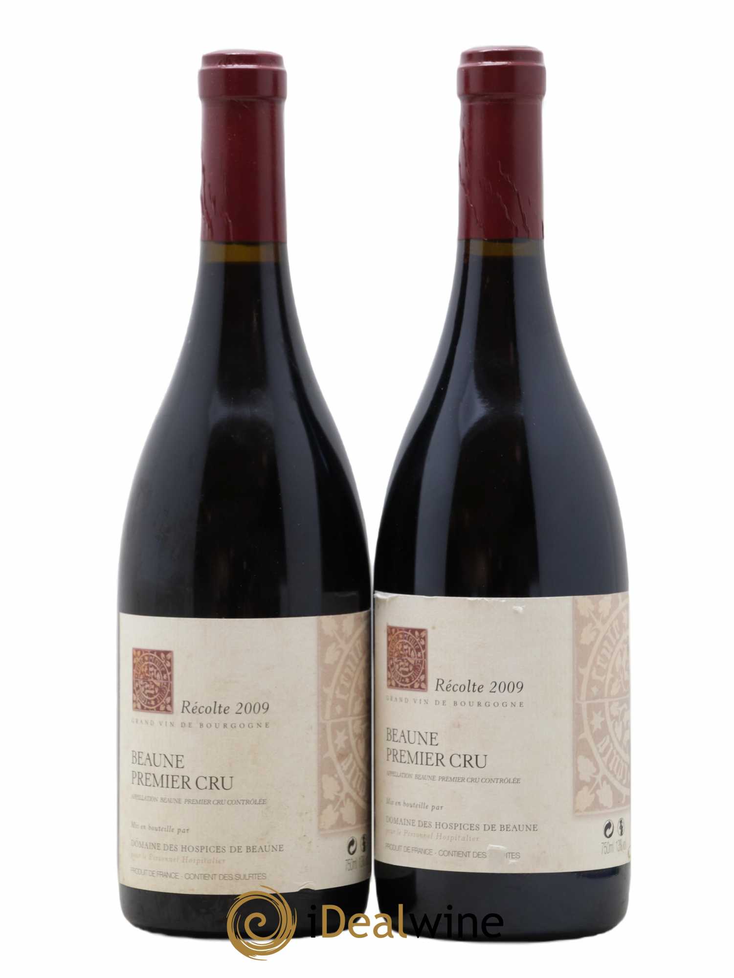 Beaune 1er Cru Domaine des Hospices de Beaune 2009 - Lot de 2 bouteilles - 0