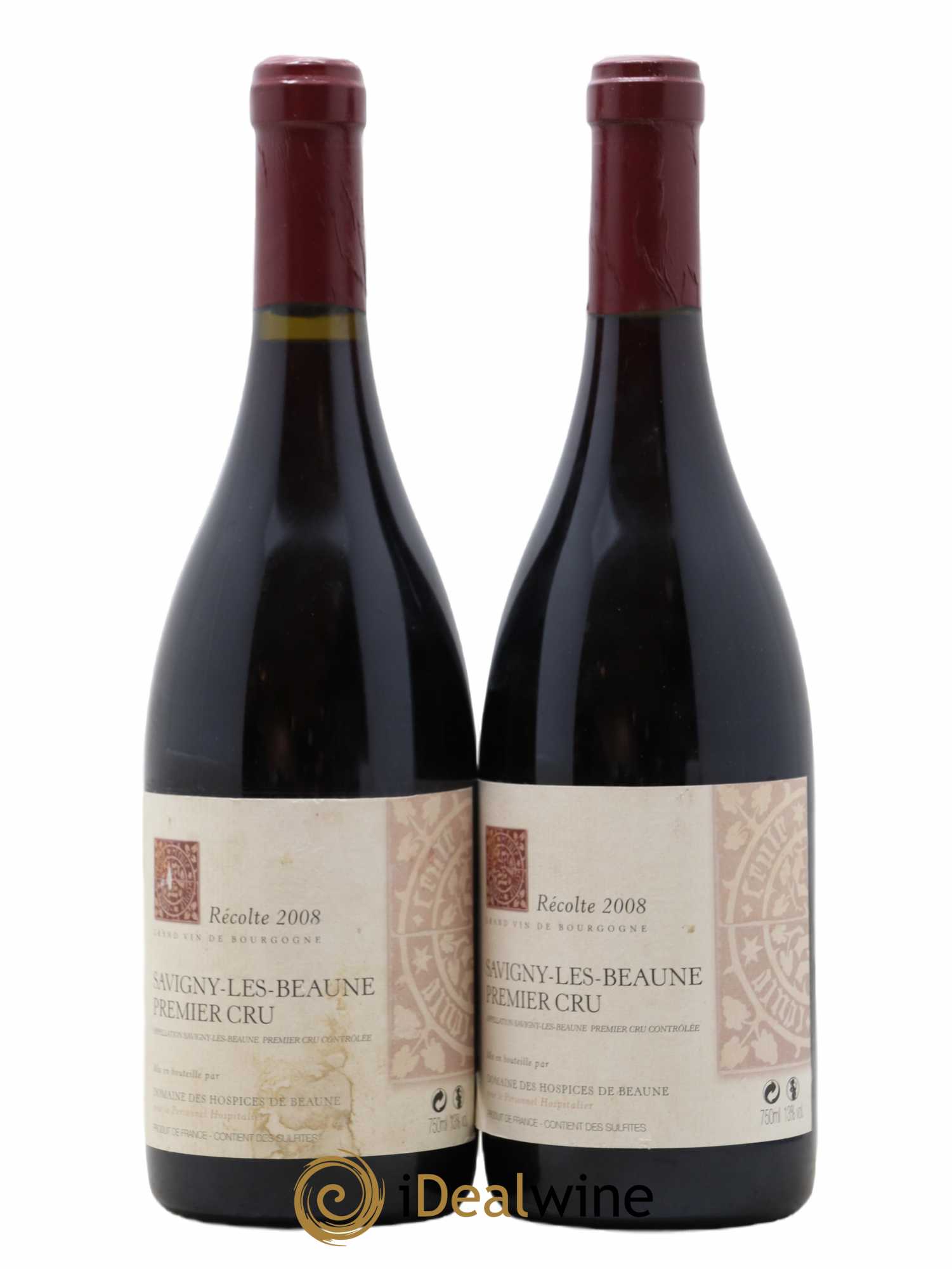 Savigny-lès-Beaune 1er Cru Domaine des Hospices de Beaune 2008 - Lot de 2 bouteilles - 0