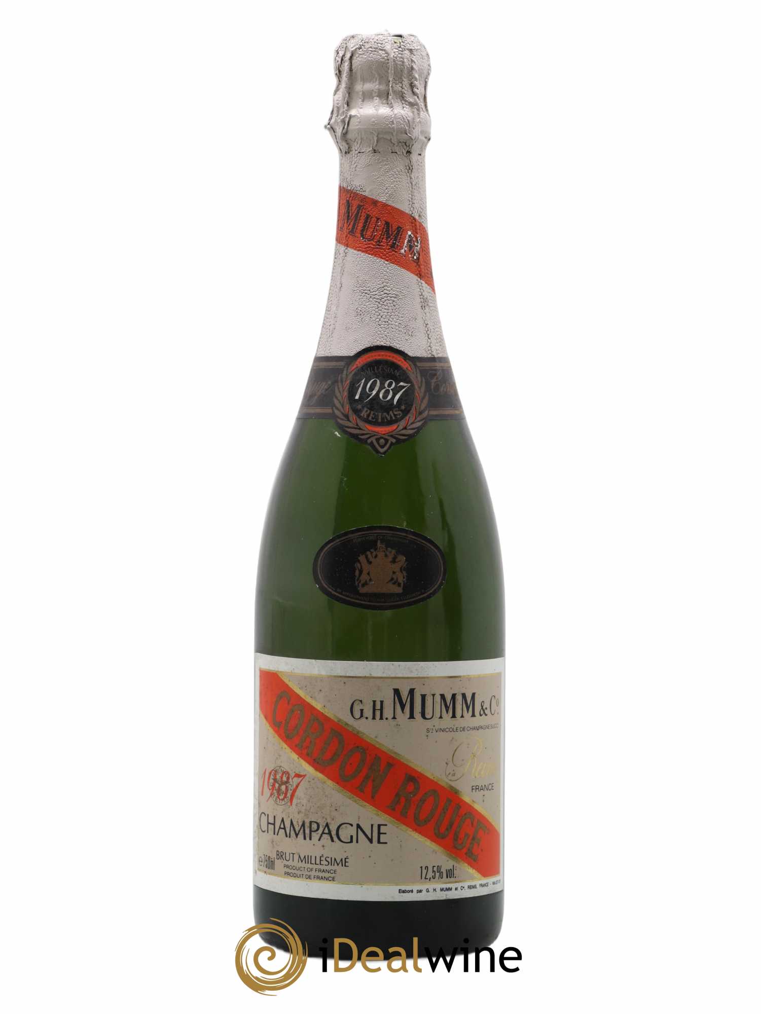 Cordon Rouge Mumm 1987 - Lot de 1 bouteille - 0