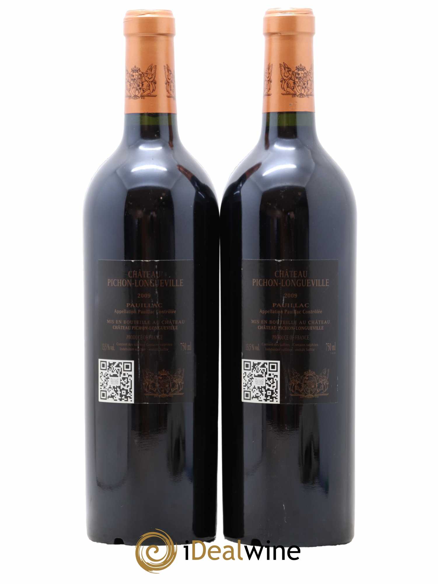 Pichon Longueville Baron 2ème Grand Cru Classé 2009 - Lot de 2 bouteilles - 1