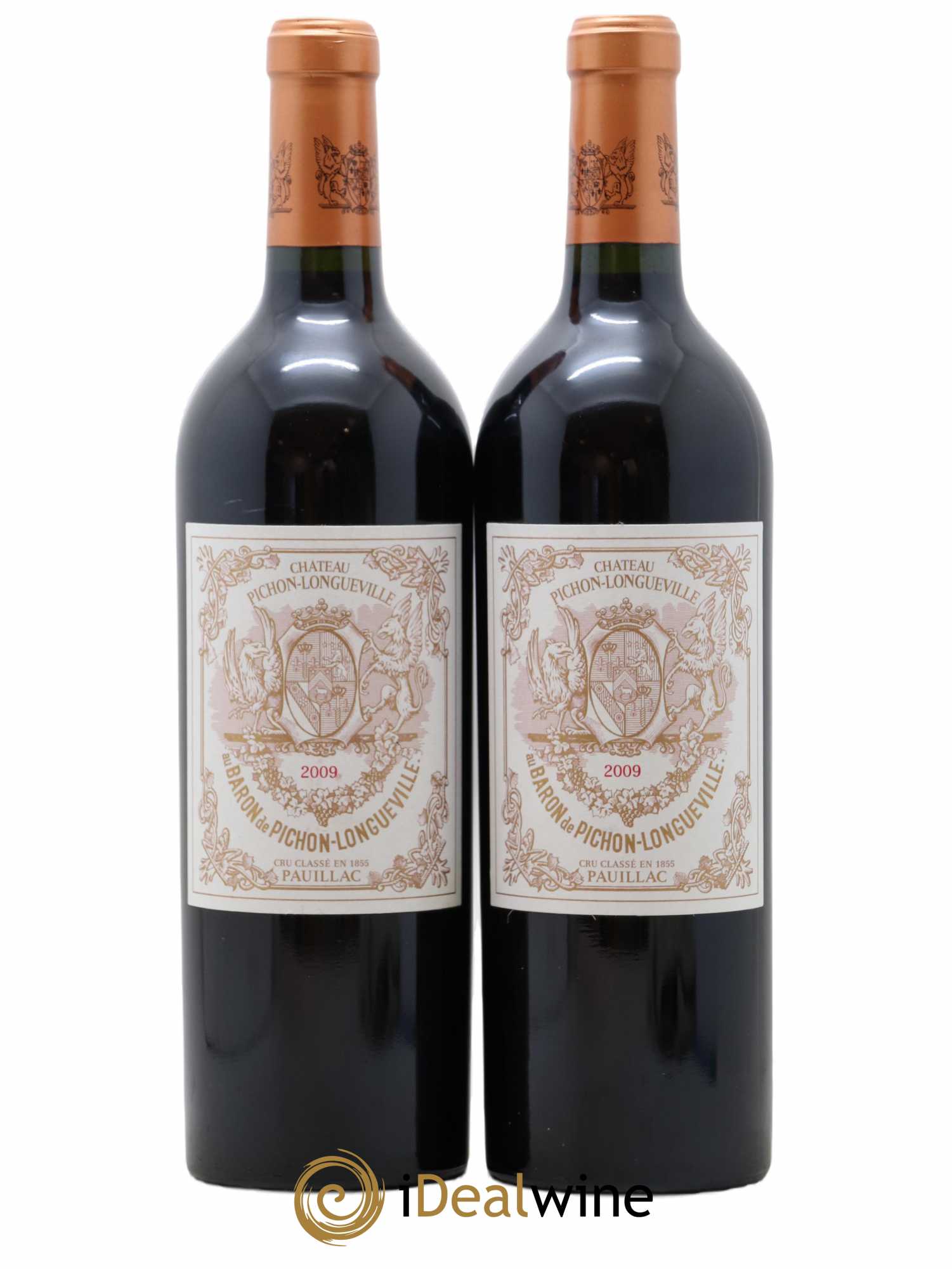 Pichon Longueville Baron 2ème Grand Cru Classé 2009 - Lot de 2 bouteilles - 0