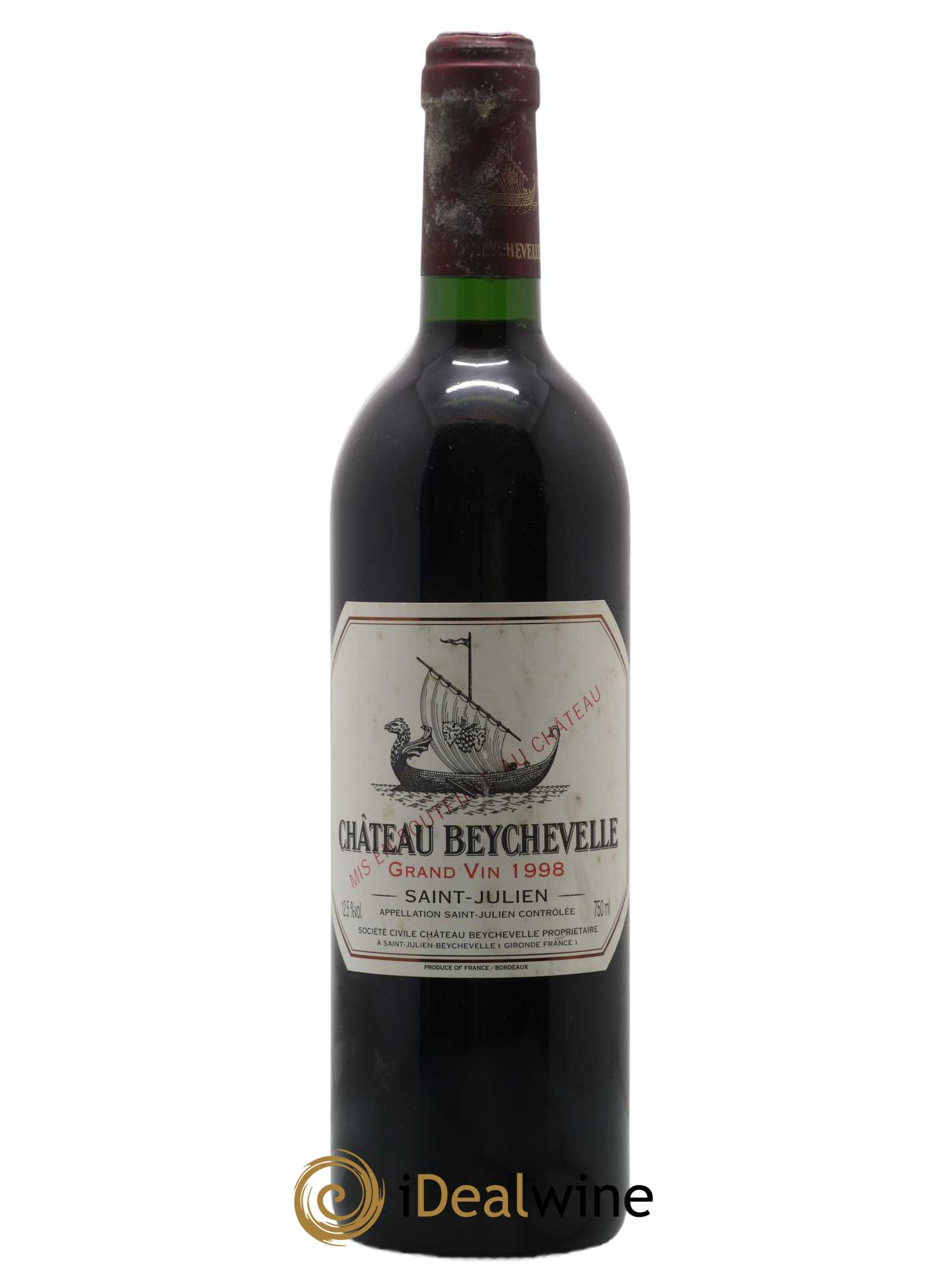 Château Beychevelle 4ème Grand Cru Classé 1998 - Lot de 1 bouteille - 0
