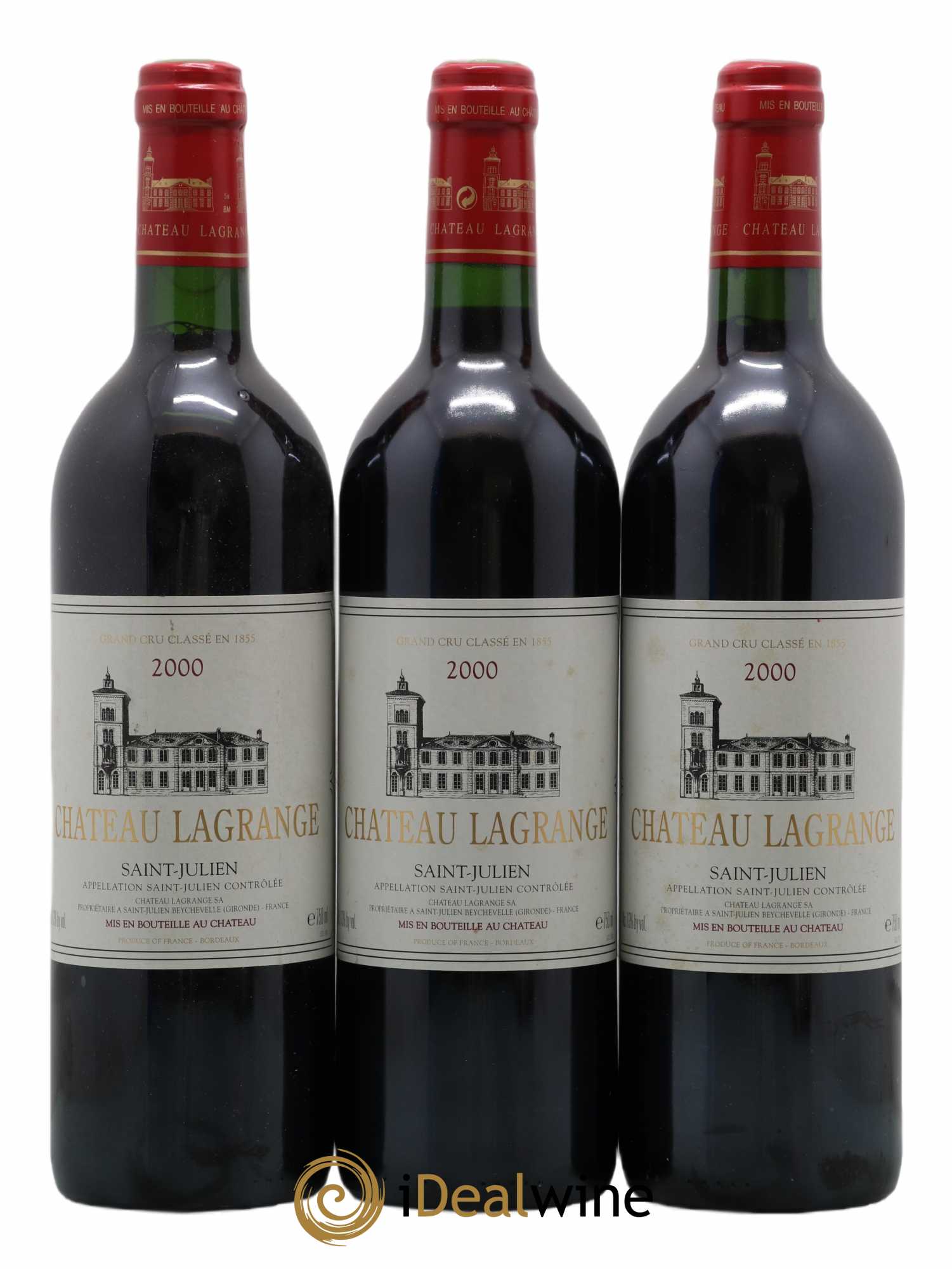 Château Lagrange 3ème Grand Cru Classé (no reserve) 2000 - Lot of 3 bottles - 0