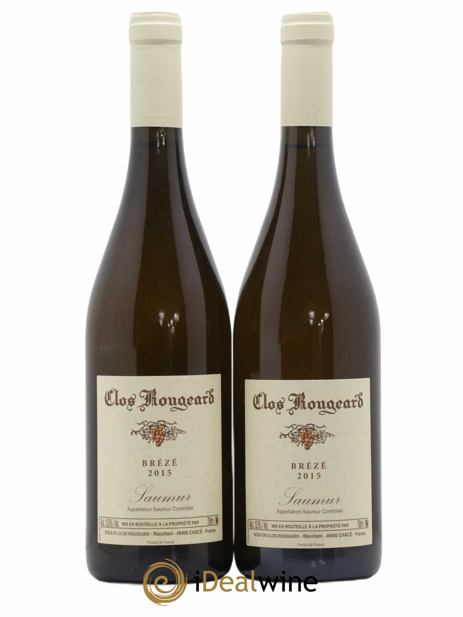 Saumur Brézé Clos Rougeard 2015 - Lot de 2 bouteilles - 0