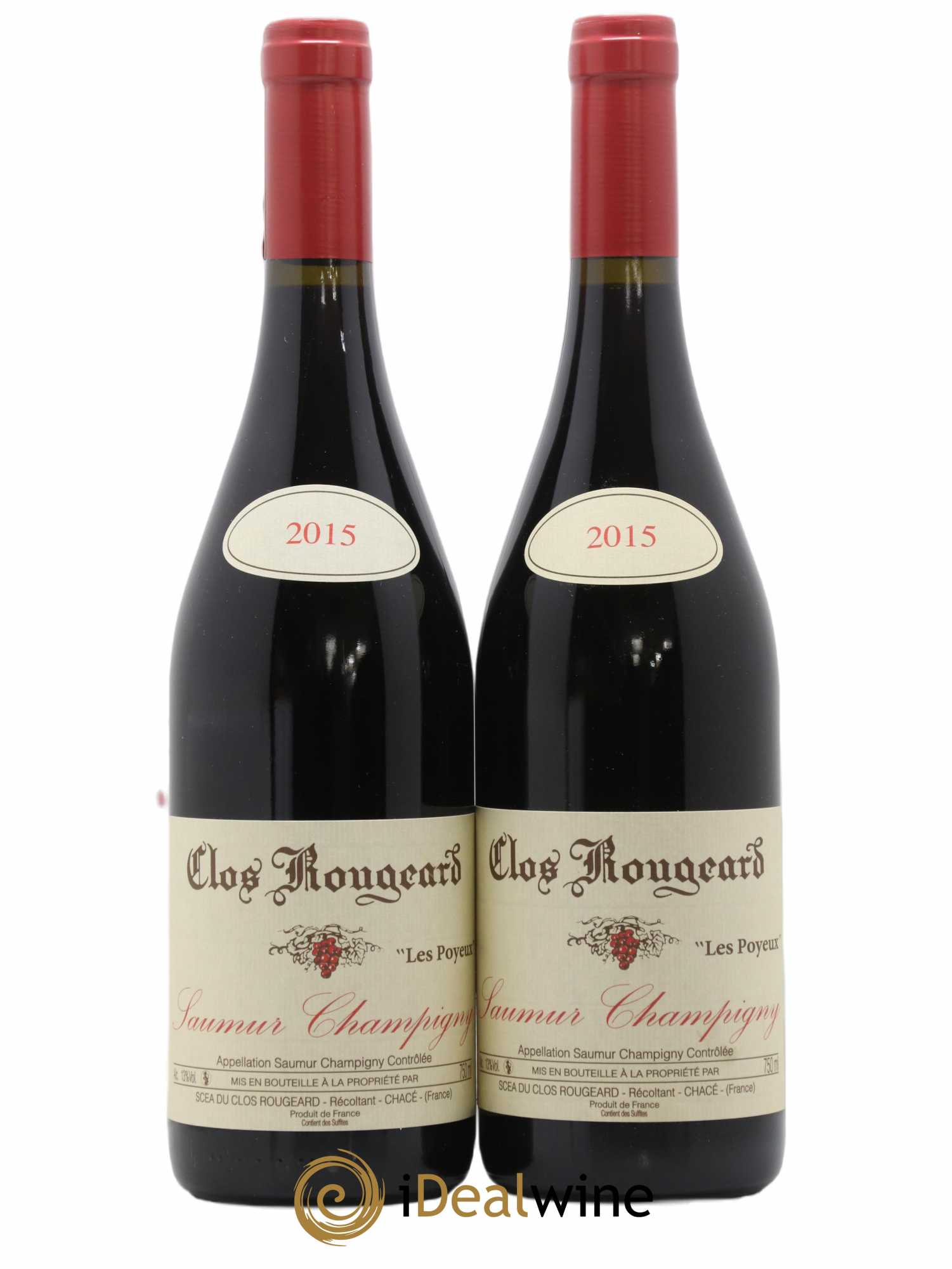 Saumur-Champigny Les Poyeux Clos Rougeard 2015 - Lot de 2 bouteilles - 0