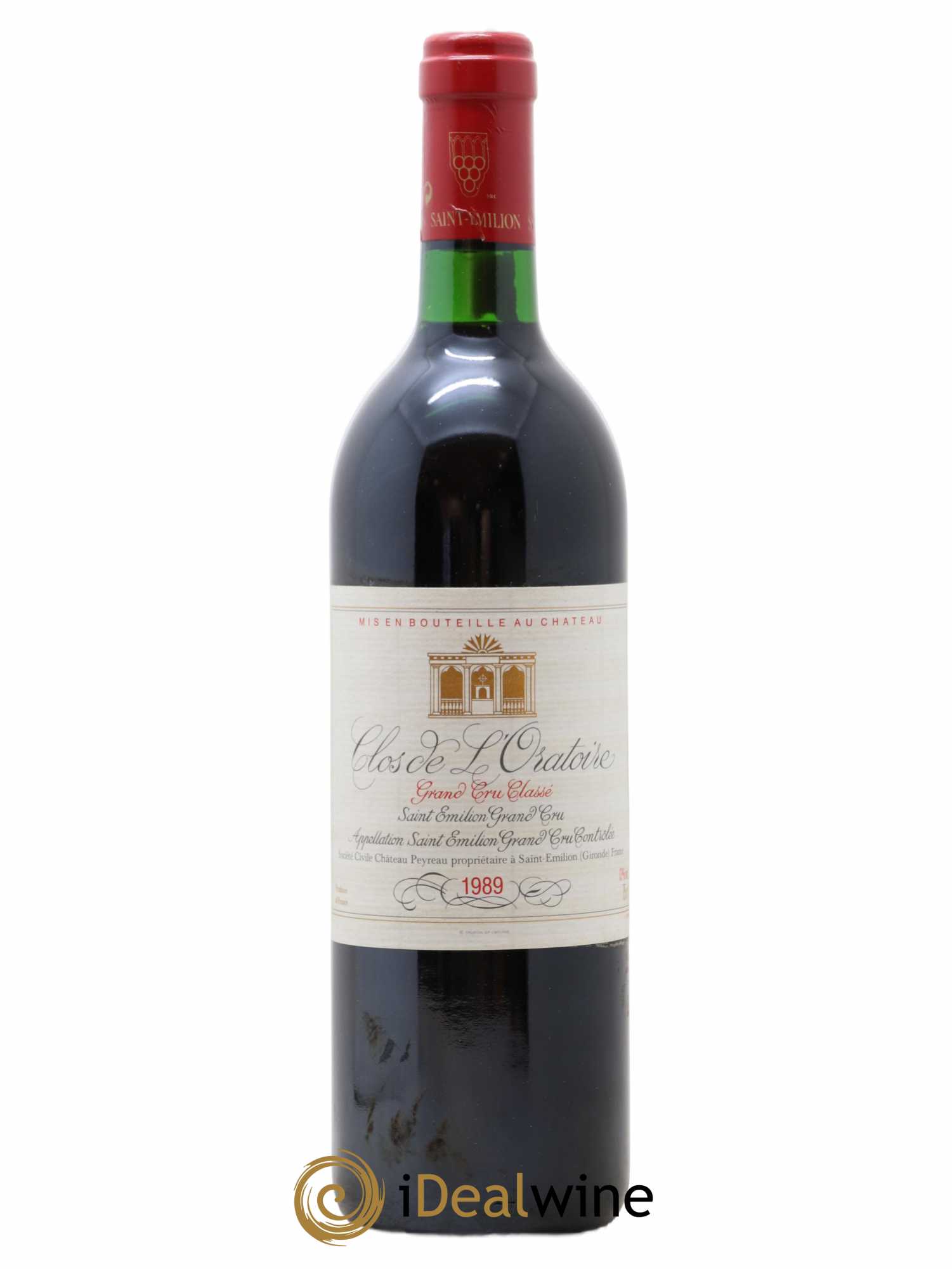 Clos de l'Oratoire Grand Cru Classé 1989 - Lot de 1 bouteille - 0