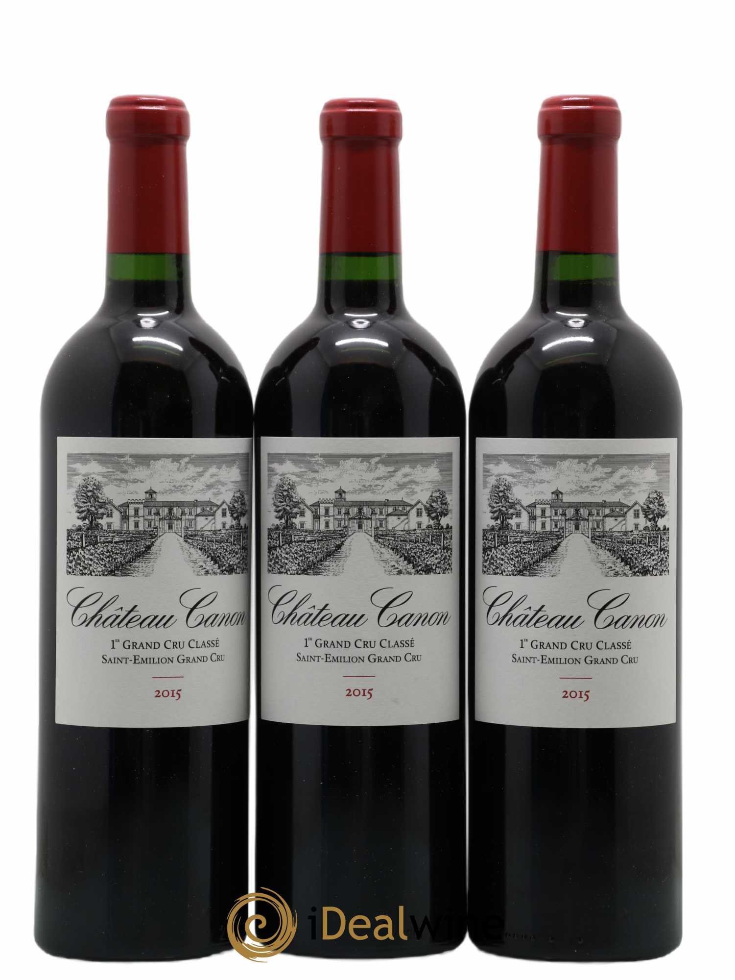 Château Canon 1er Grand Cru Classé B 2015 - Lot de 6 bouteilles - 1