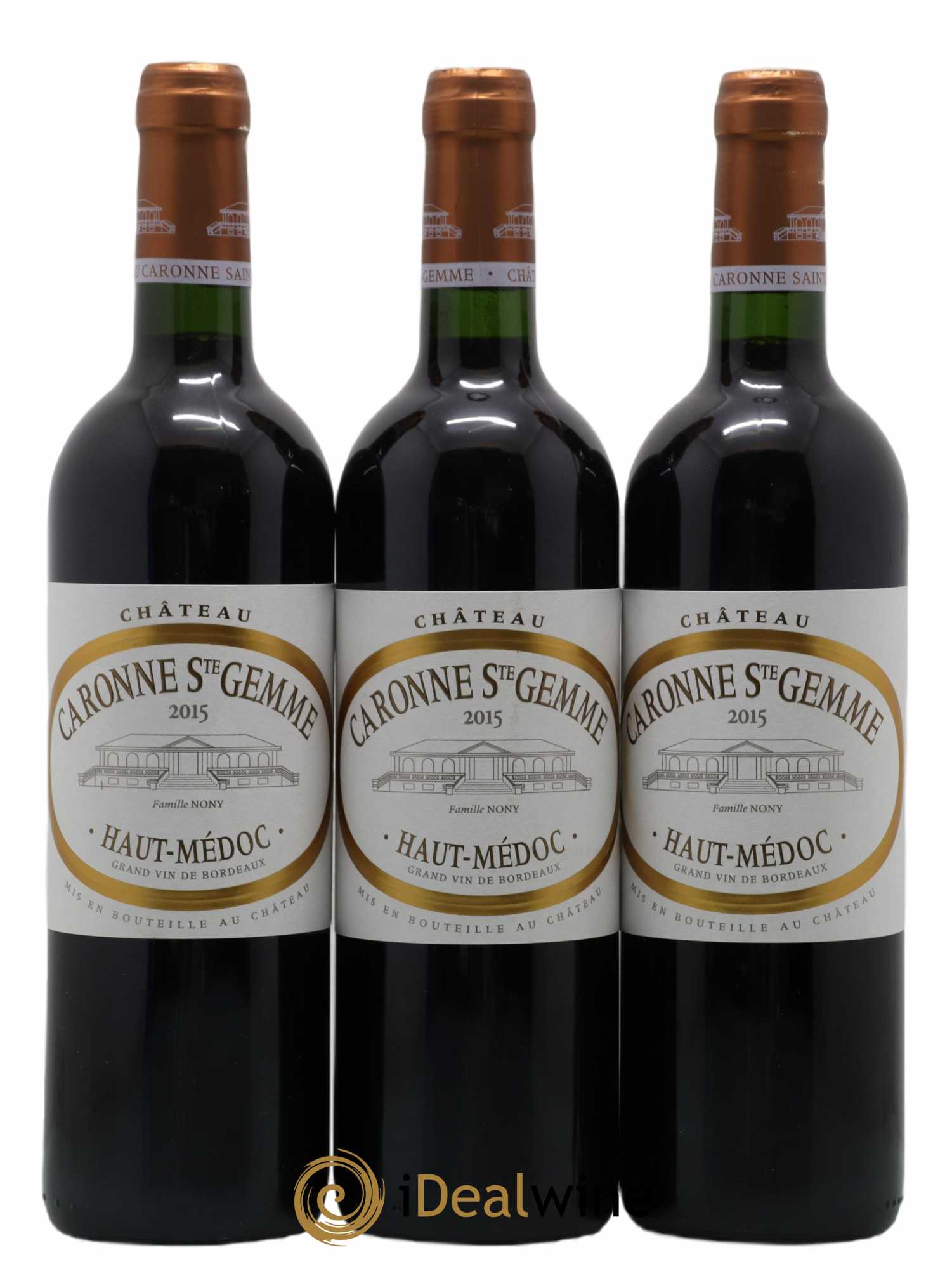 Château Caronne Sainte-Gemme Cru Bourgeois 2015 - Lot de 12 bouteilles - 1
