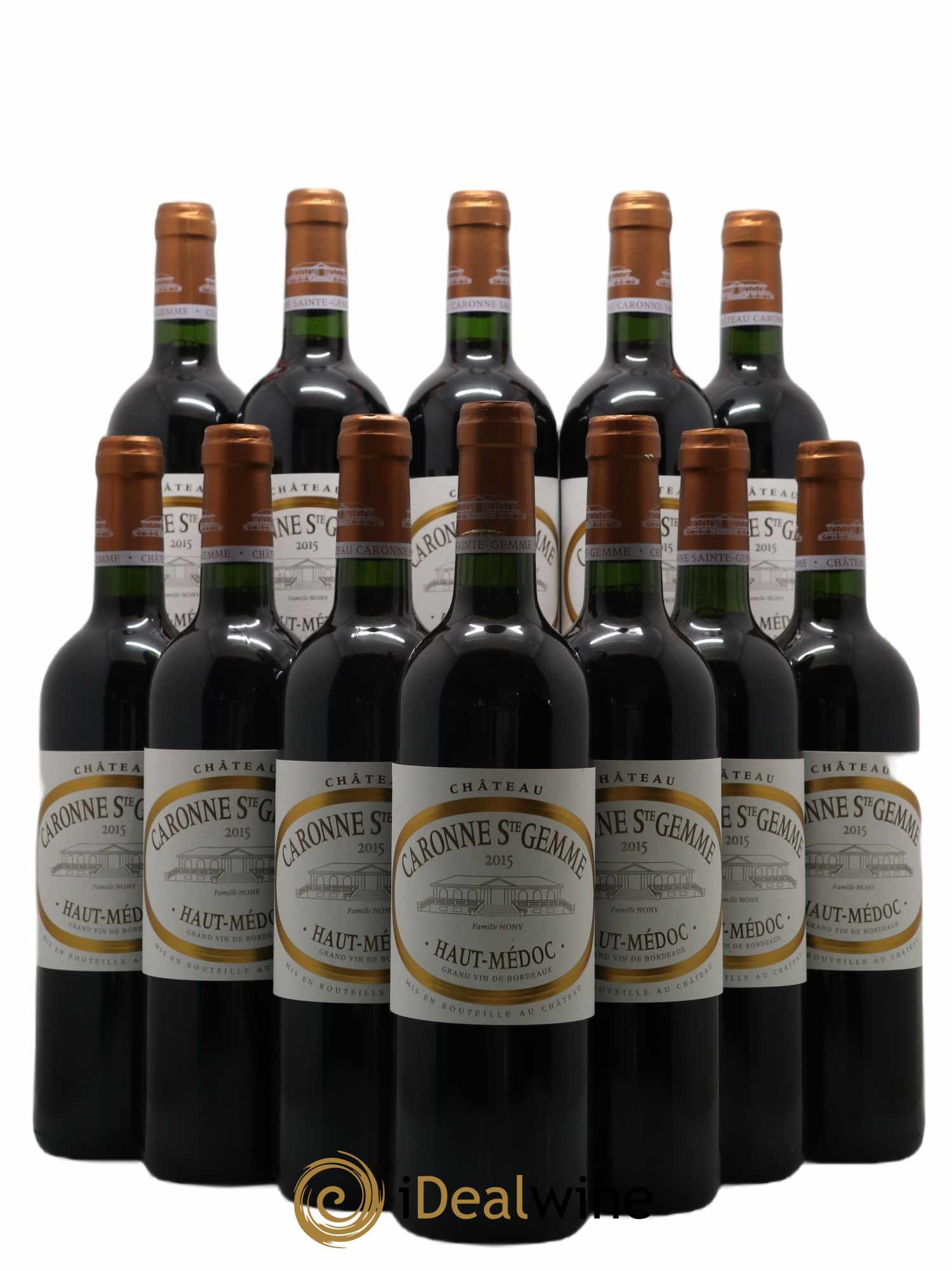 Château Caronne Sainte-Gemme Cru Bourgeois 2015 - Lot de 12 bouteilles - 0
