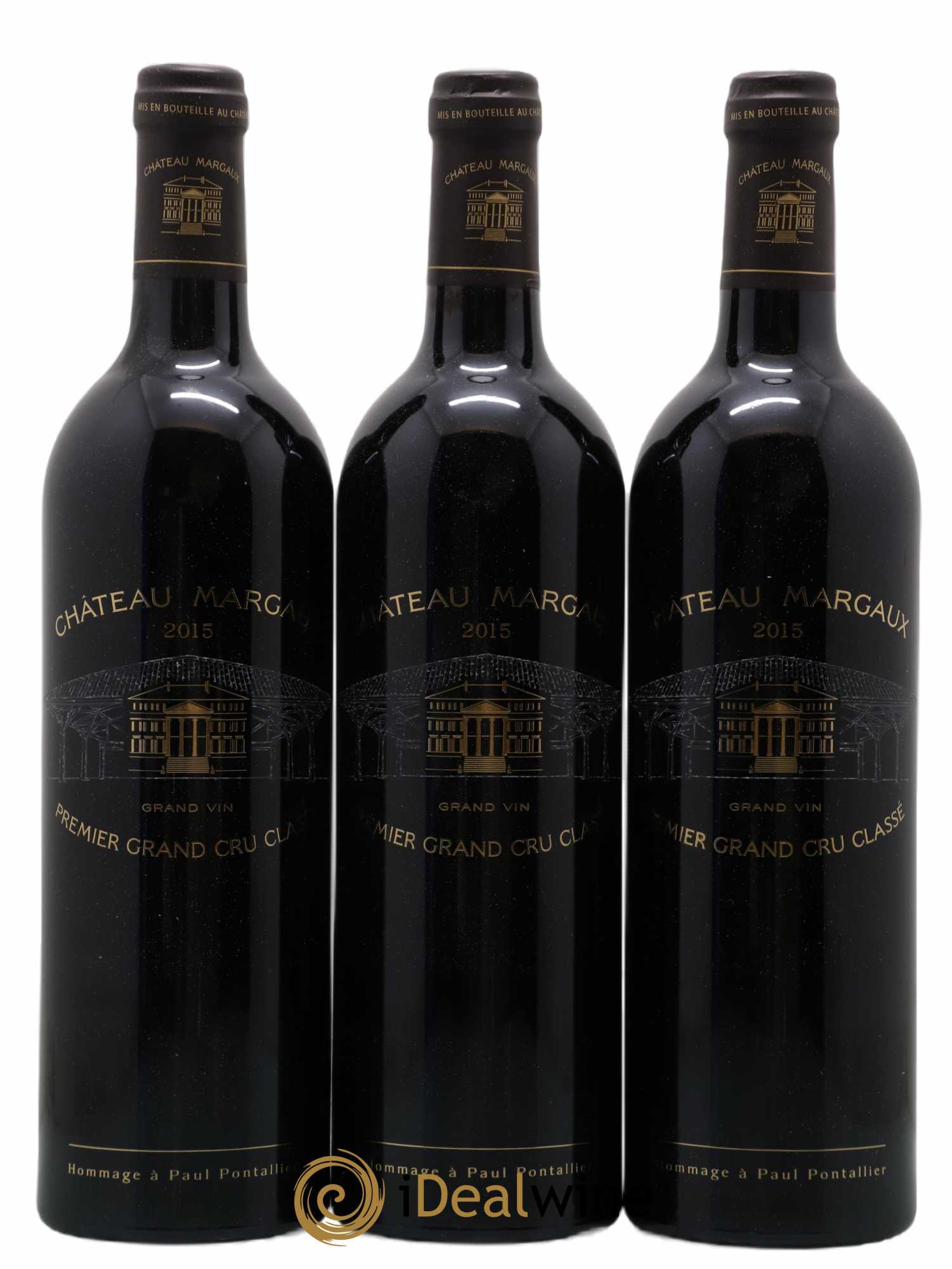 Château Margaux 1er Grand Cru Classé 2015 - Lot de 6 bouteilles - 1