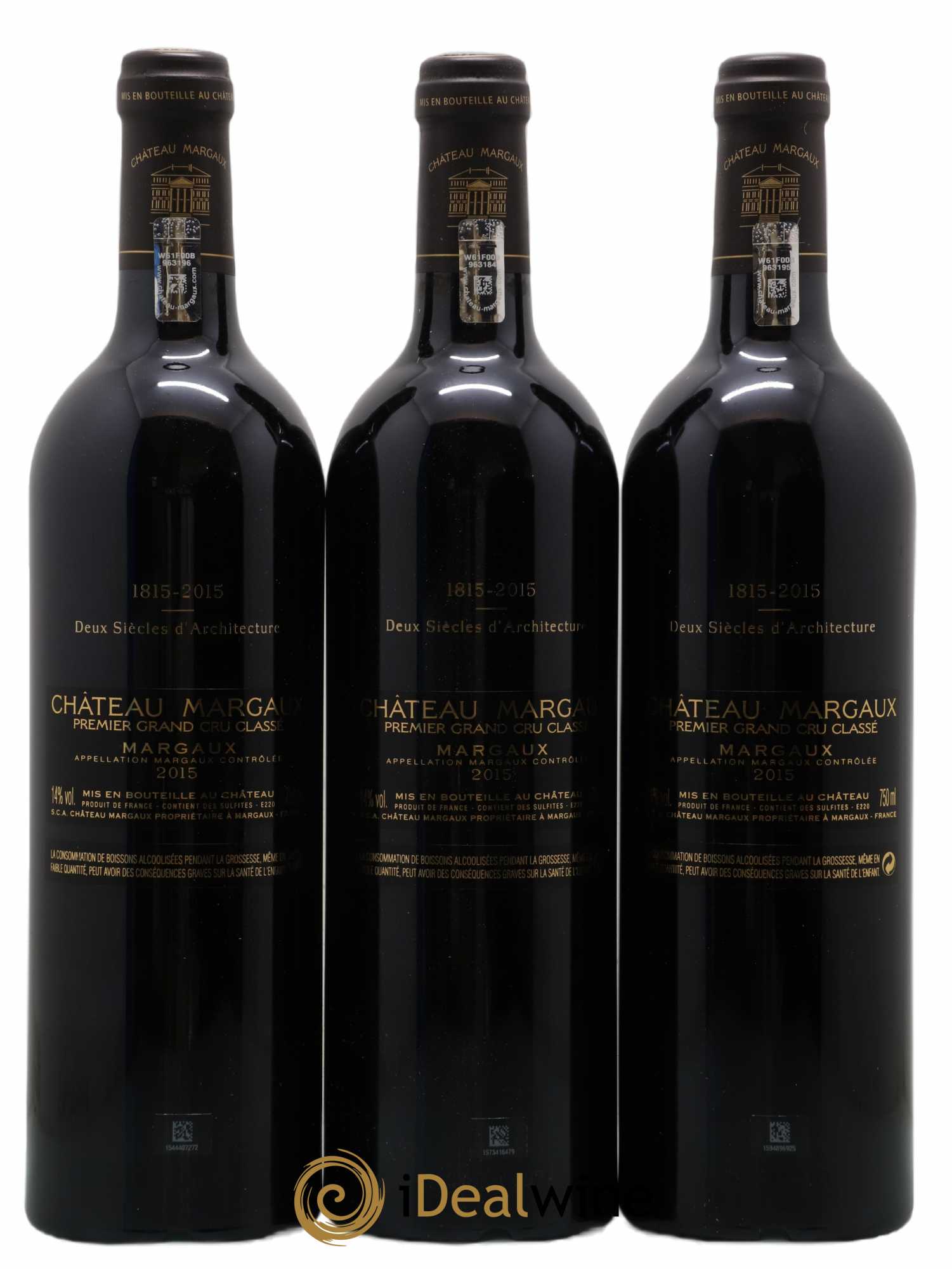 Château Margaux 1er Grand Cru Classé 2015 - Lot de 6 bouteilles - 4