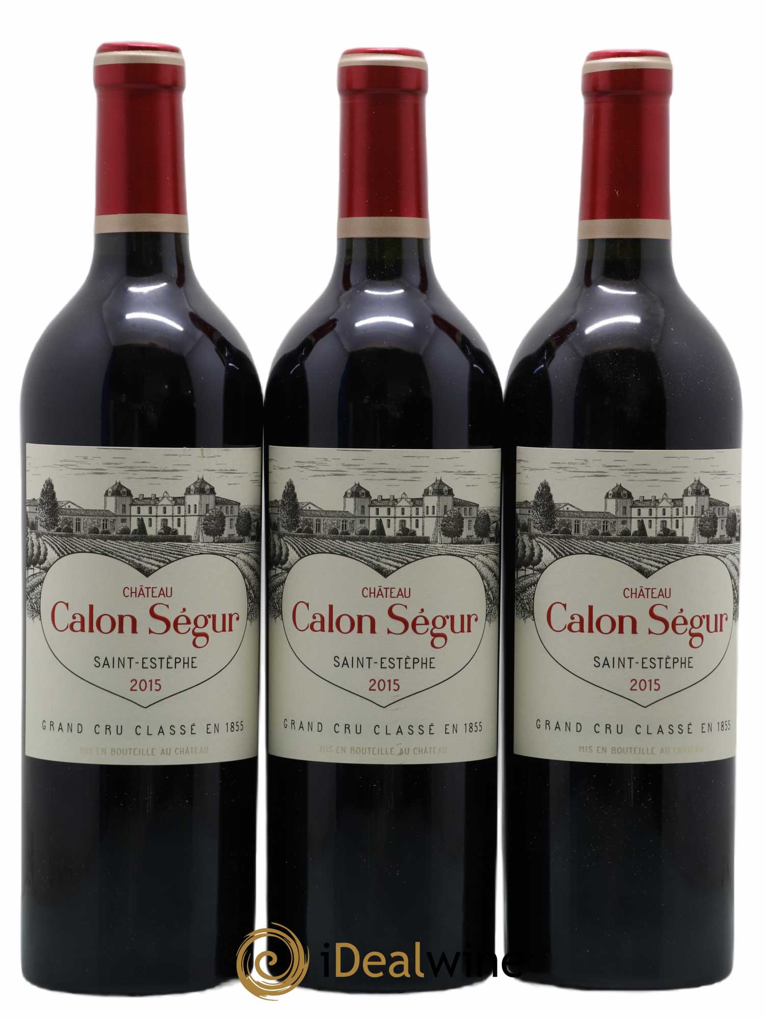 Château Calon Ségur 3ème Grand Cru Classé 2015 - Lot de 12 bouteilles - 3